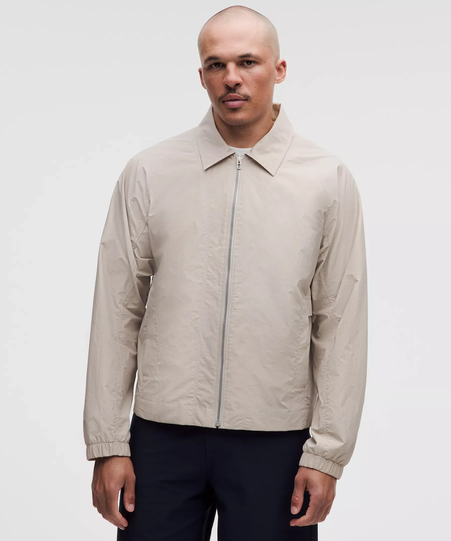 Cotton-Blend Collared Jacket - 1