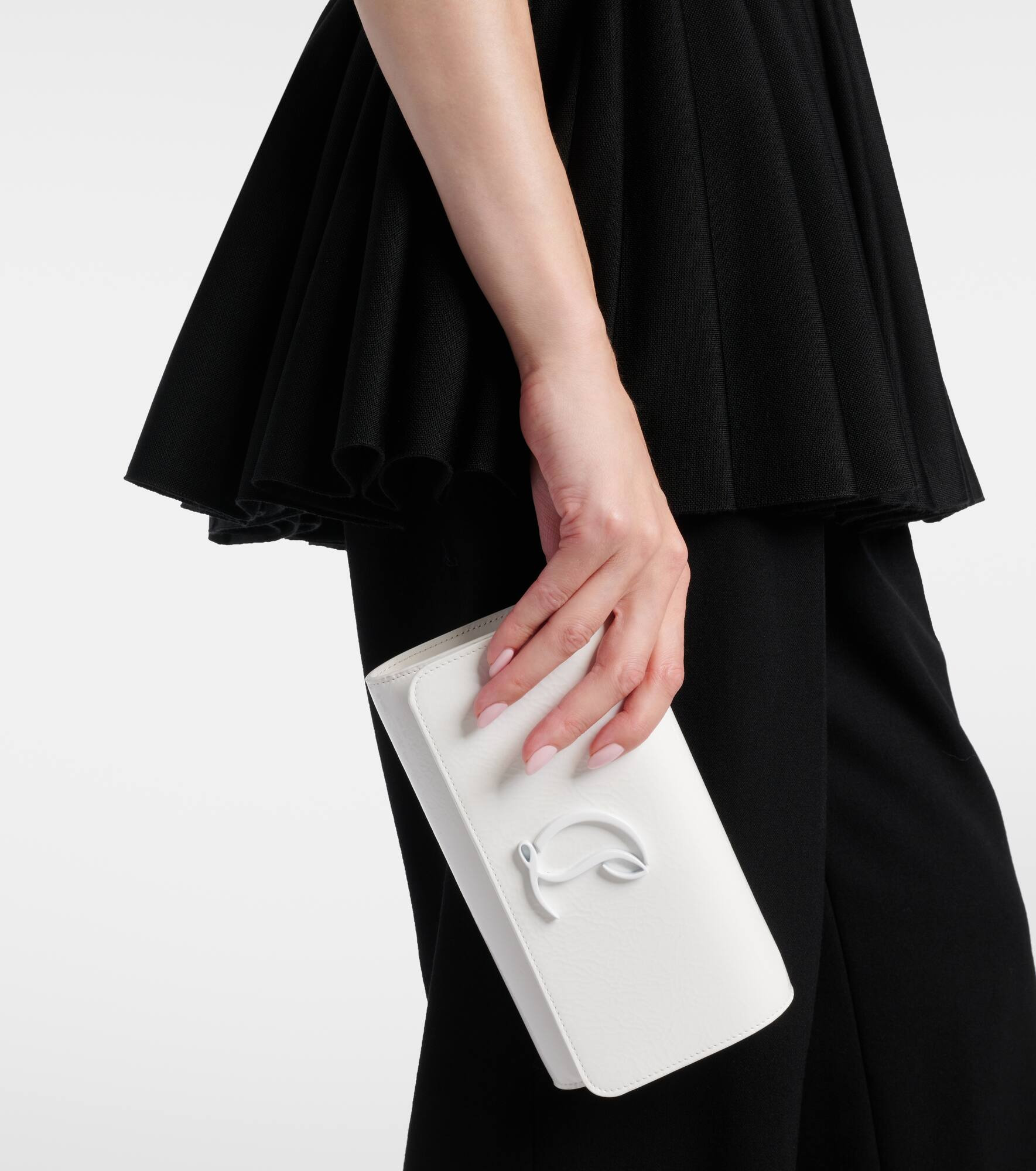 Loubi54 leather clutch - 6