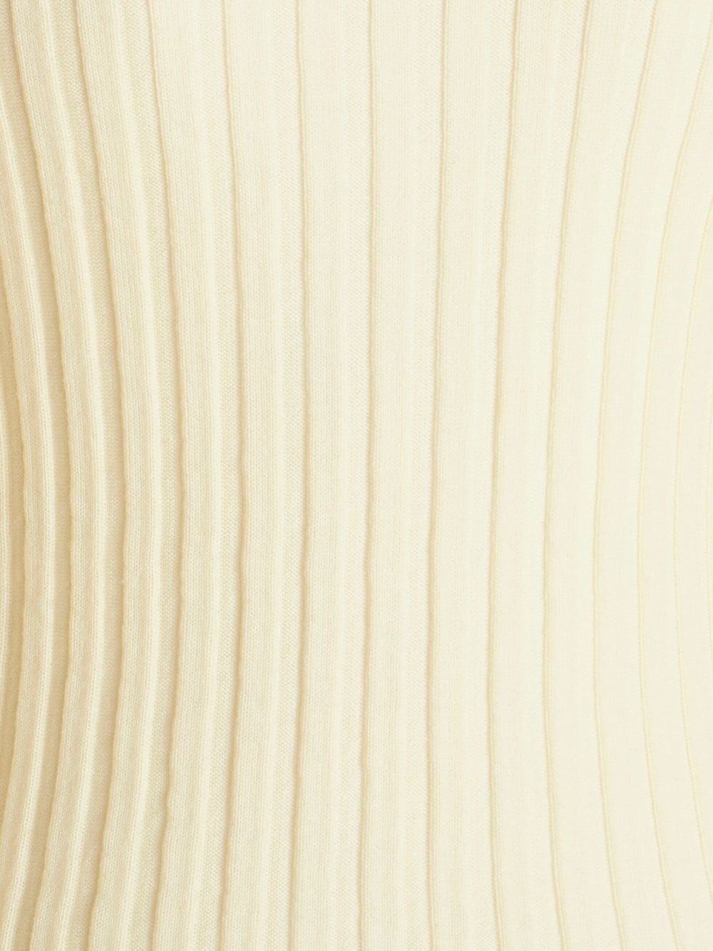 ribbed-knit striped-edge jumper - 5
