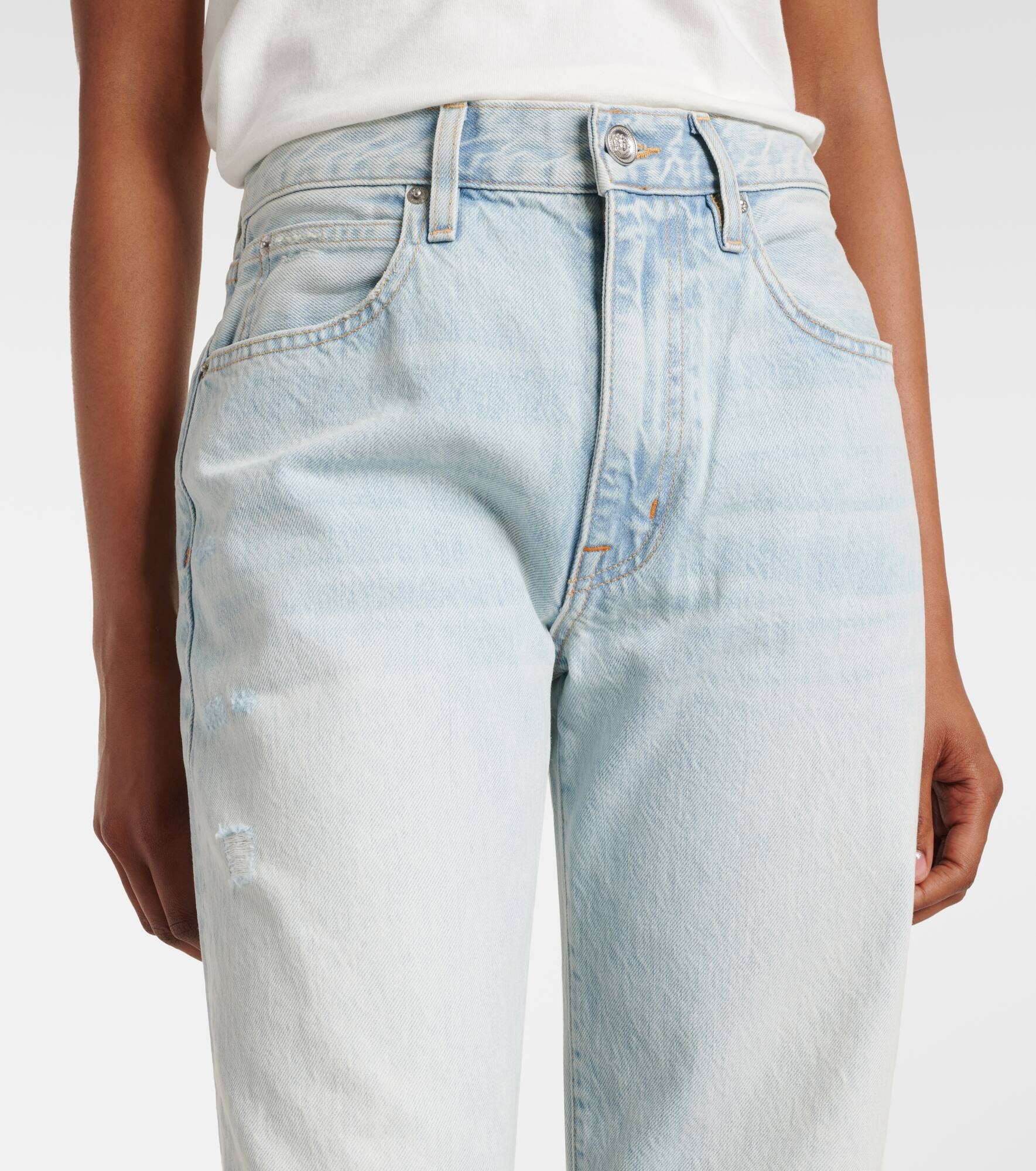 London high-rise straight jeans - 4