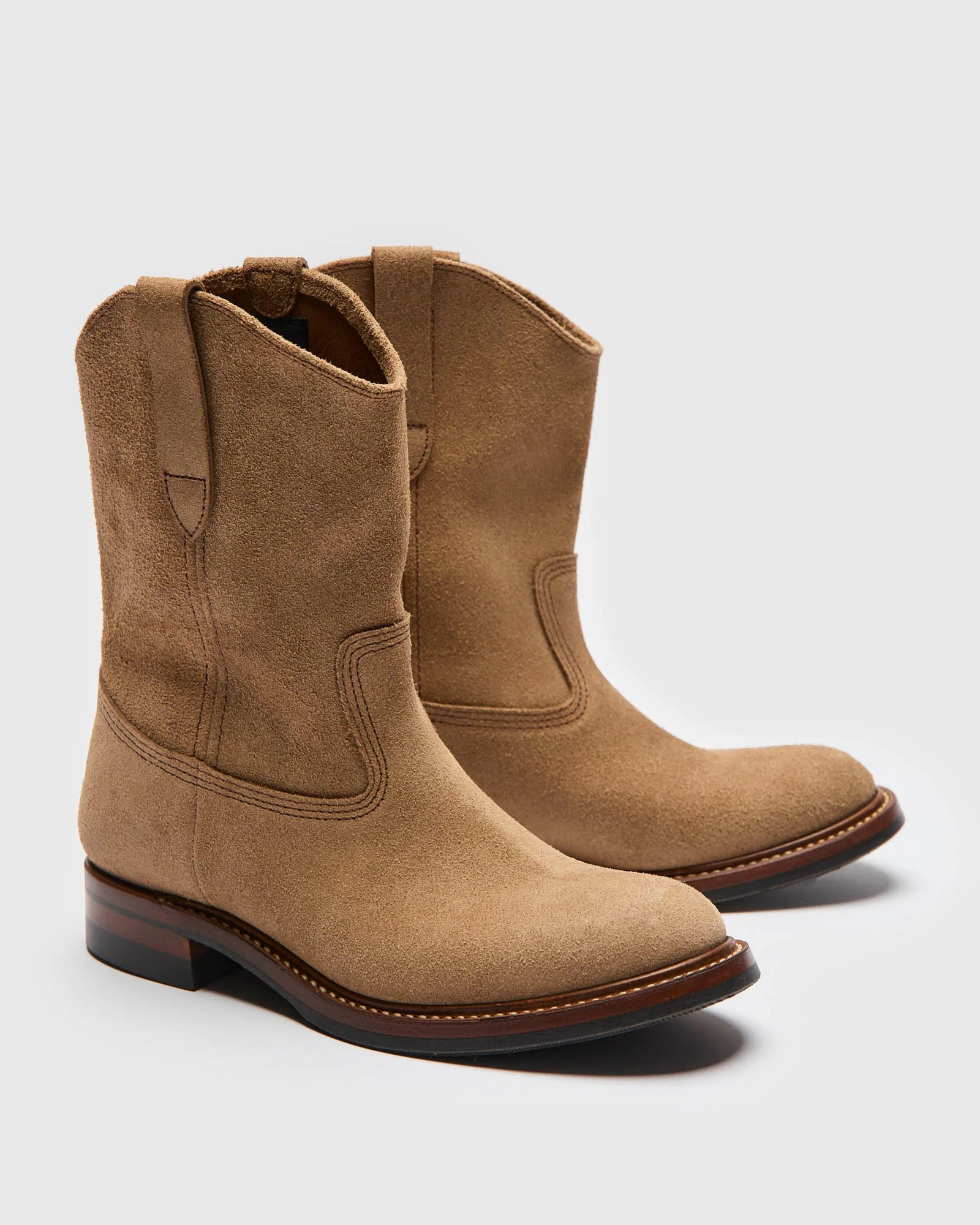 Duke Roper Boot in Horween Natural Roughout - 1