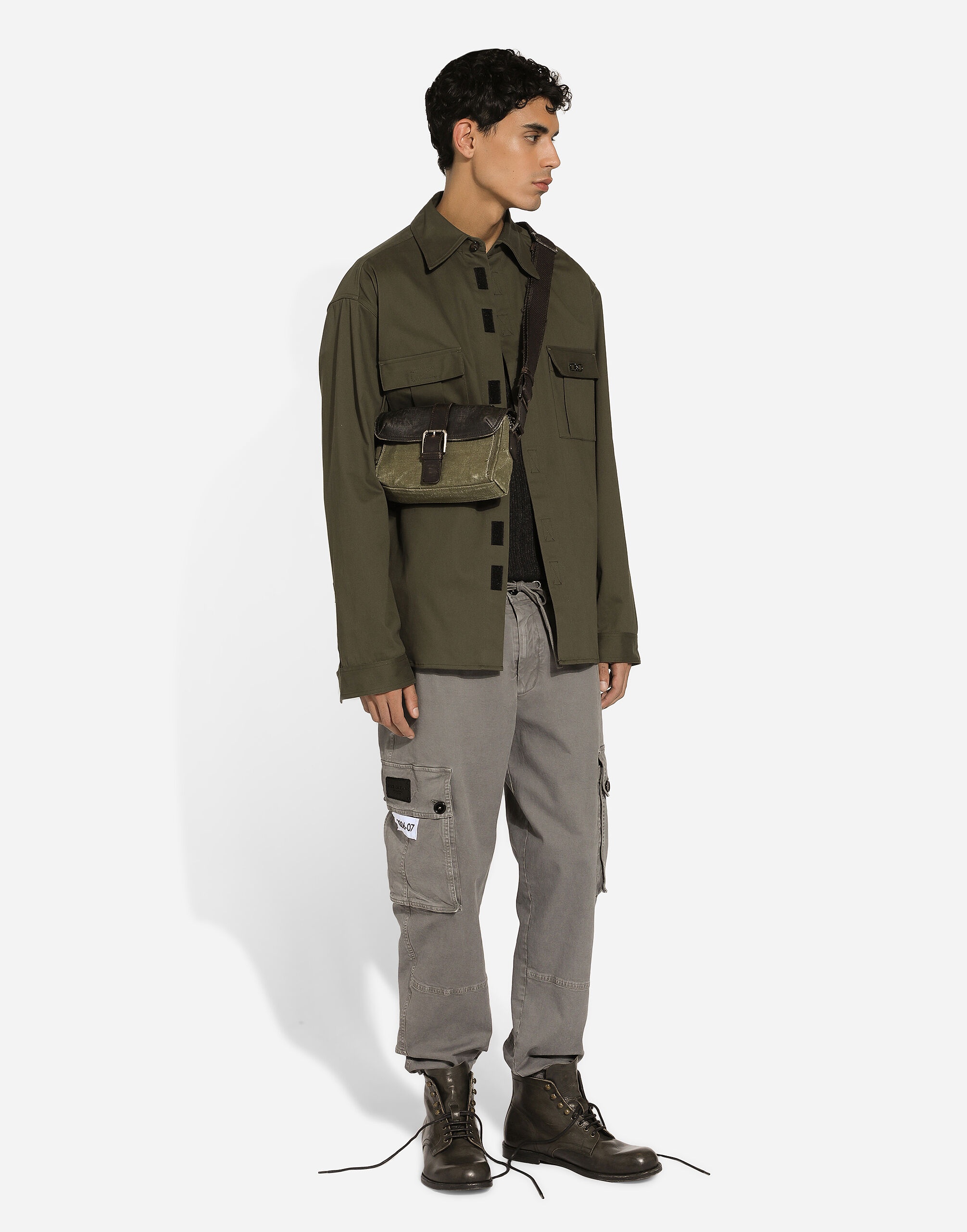 Cotton cargo pants - 5