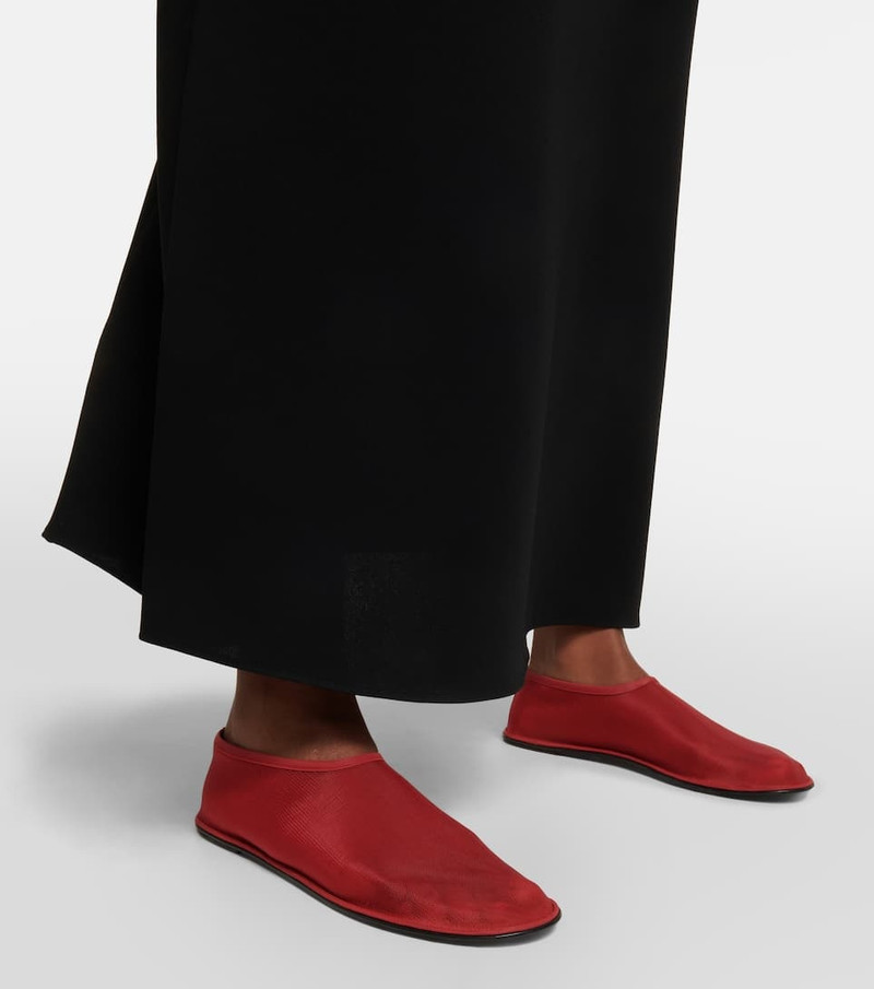 The Row Red Sock Slippers outlook