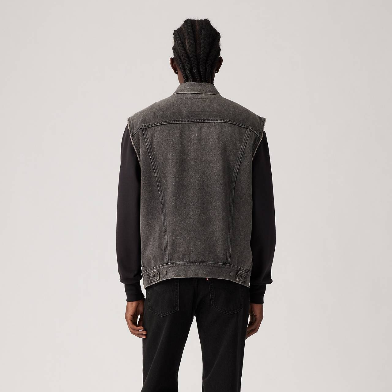 RELAXED FIT TRUCKER VEST - 4