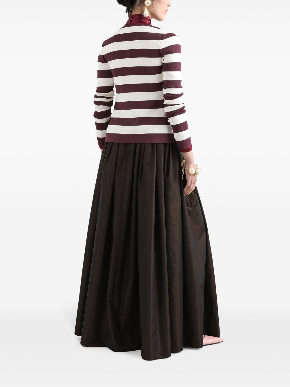 Iridescent-effect maxi skirt - 3