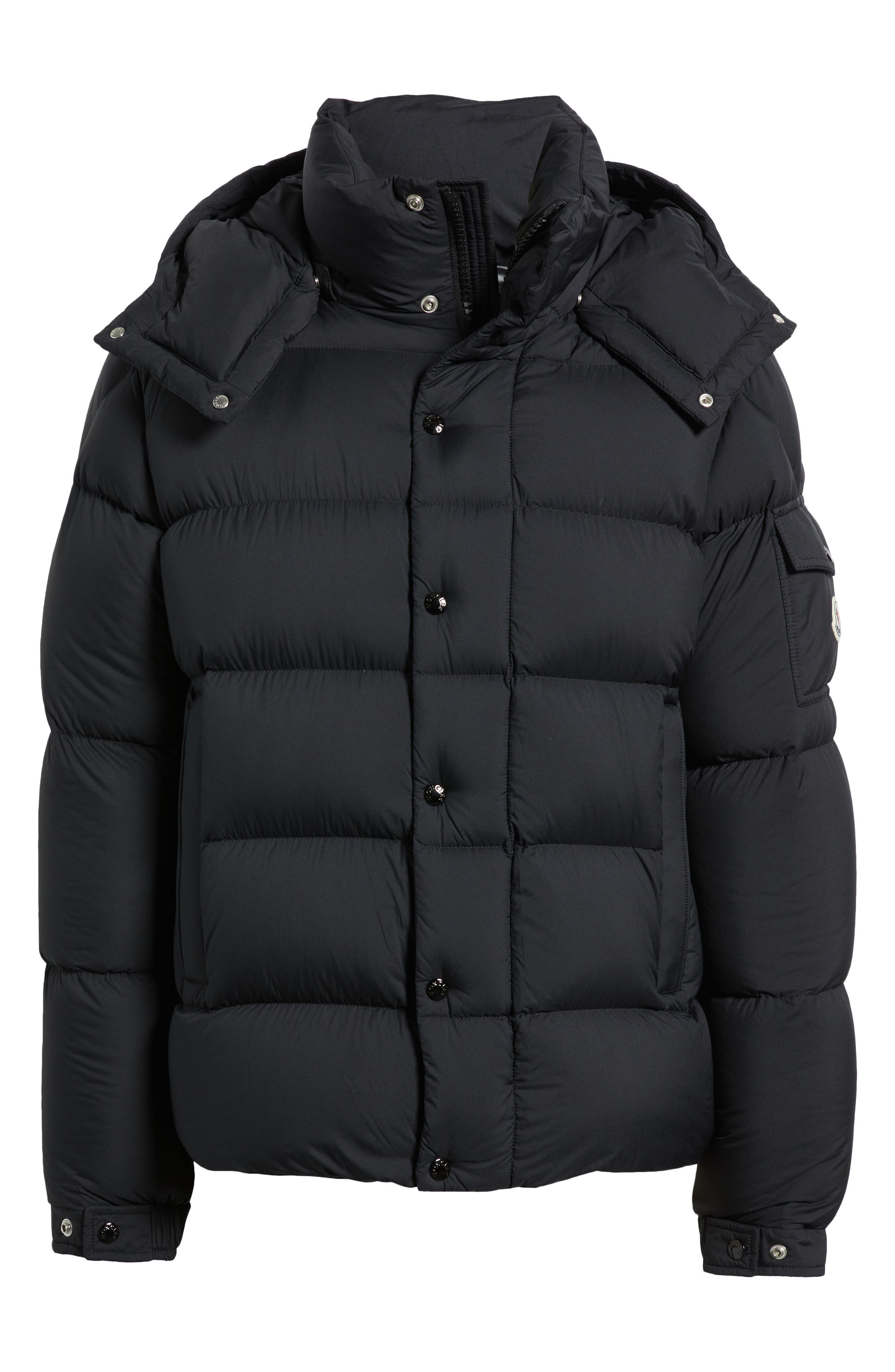 Moncler Maya 70 Hooded Quilted Down Jacket in Black at Nordstrom - 6