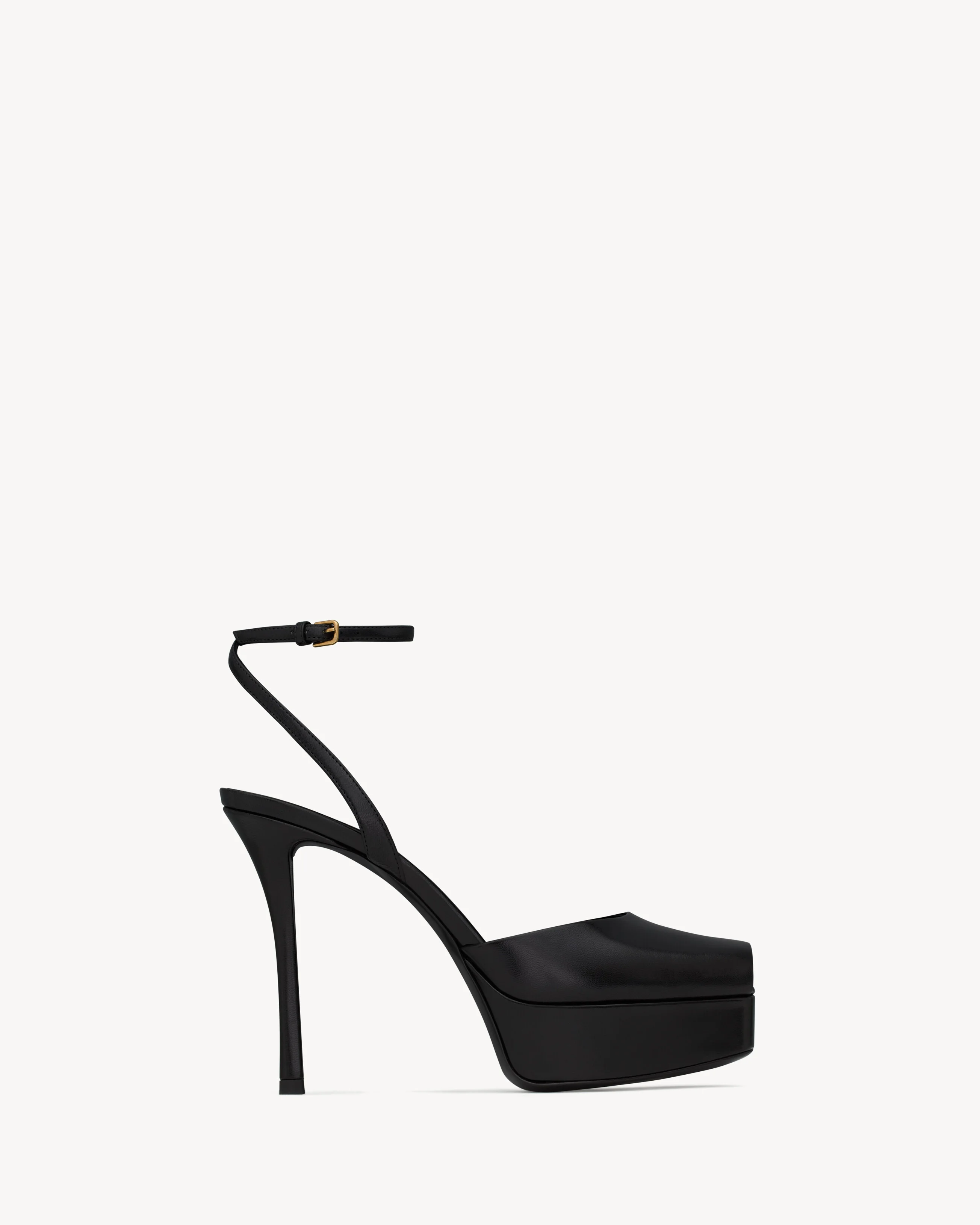 LA SCANDALE PLATFORM SANDALS IN SMOOTH LEATHER - 1