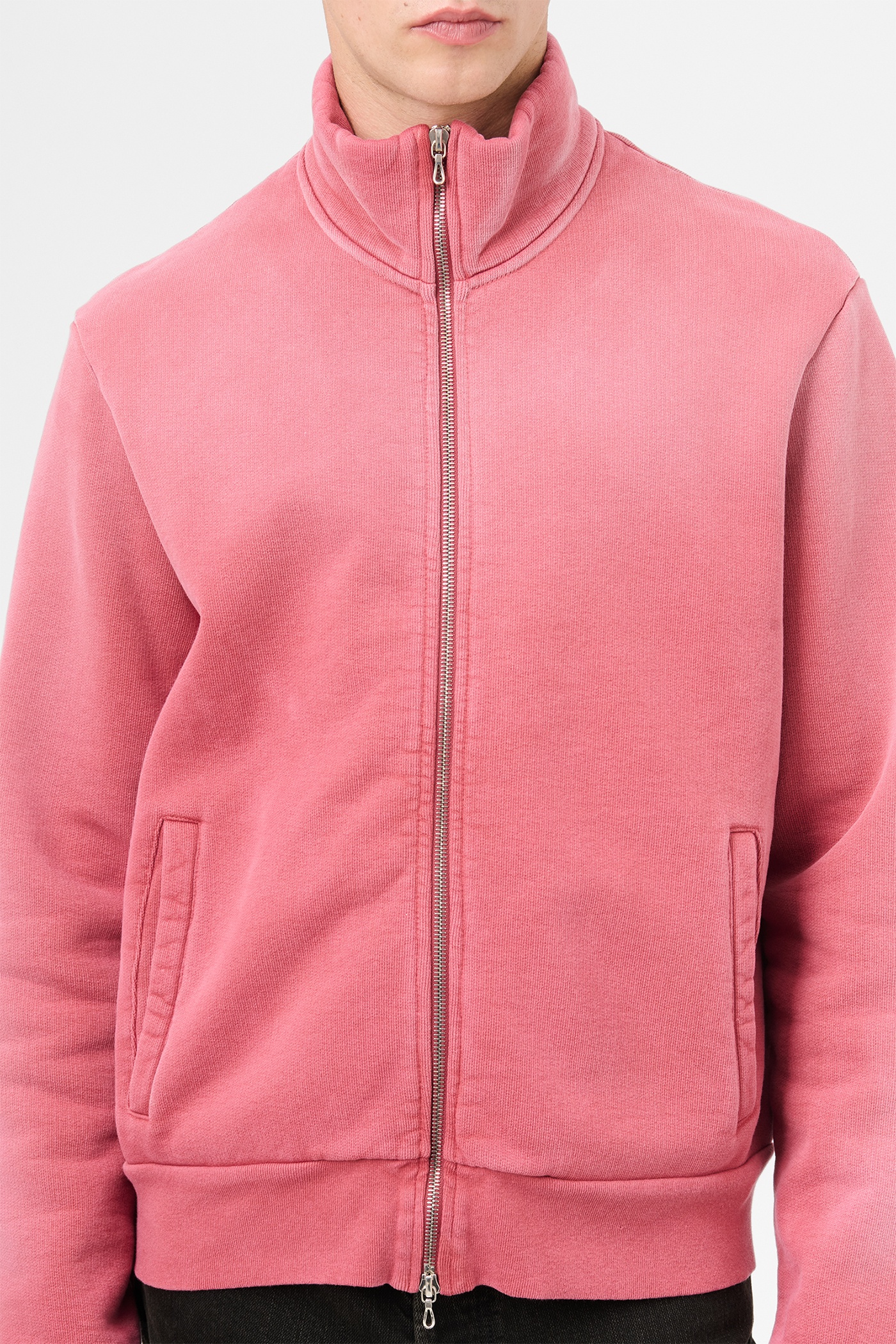 Mob Jacket Red Sun Fade Hefty Fleece - 4