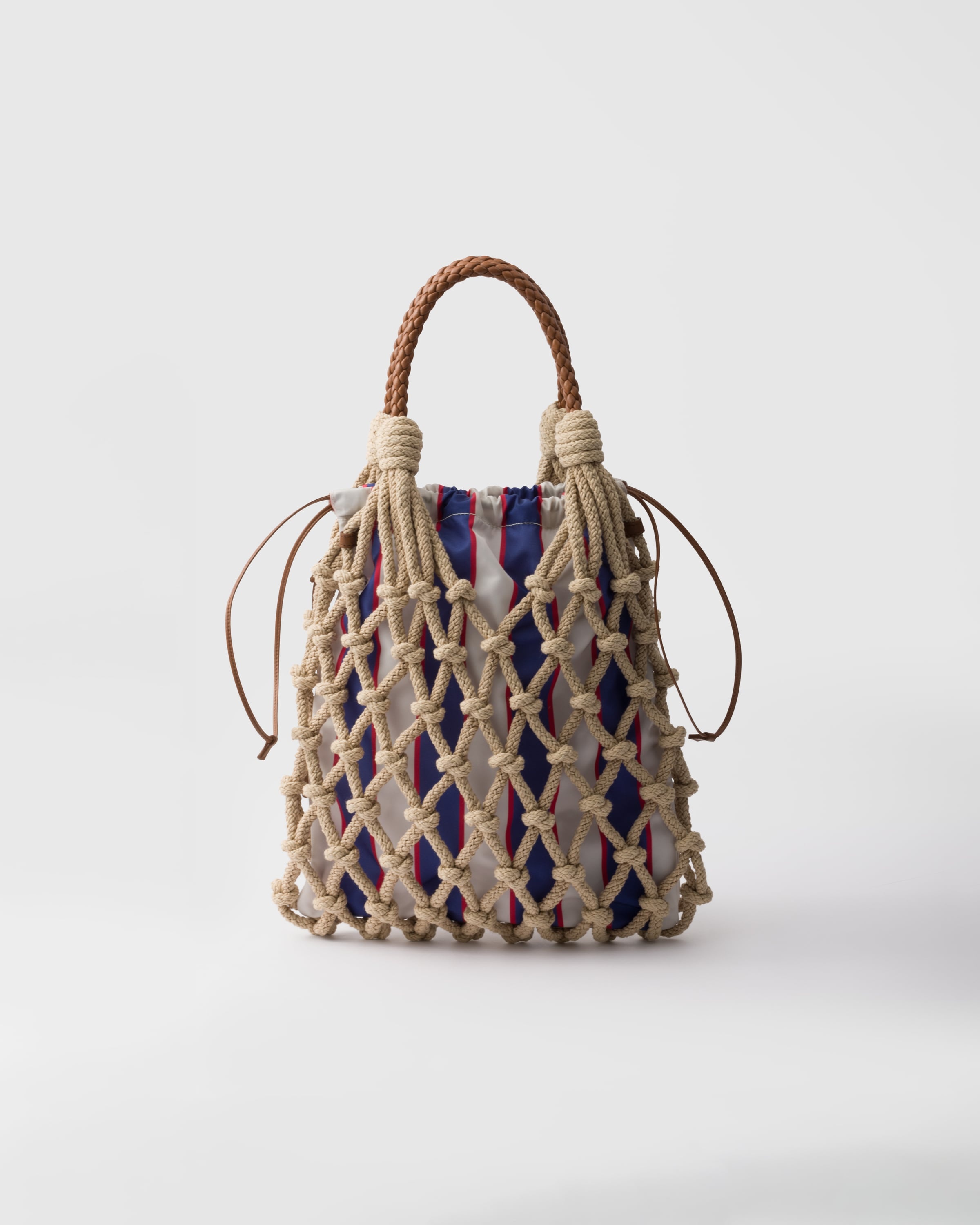 Medium cotton macramé bag - 4