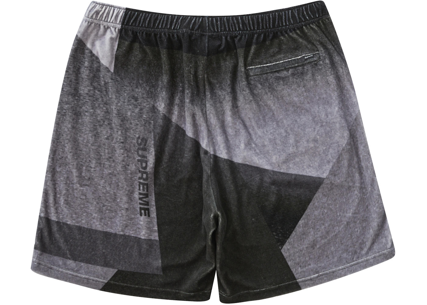 Supreme Geo Velour Short Black - 2