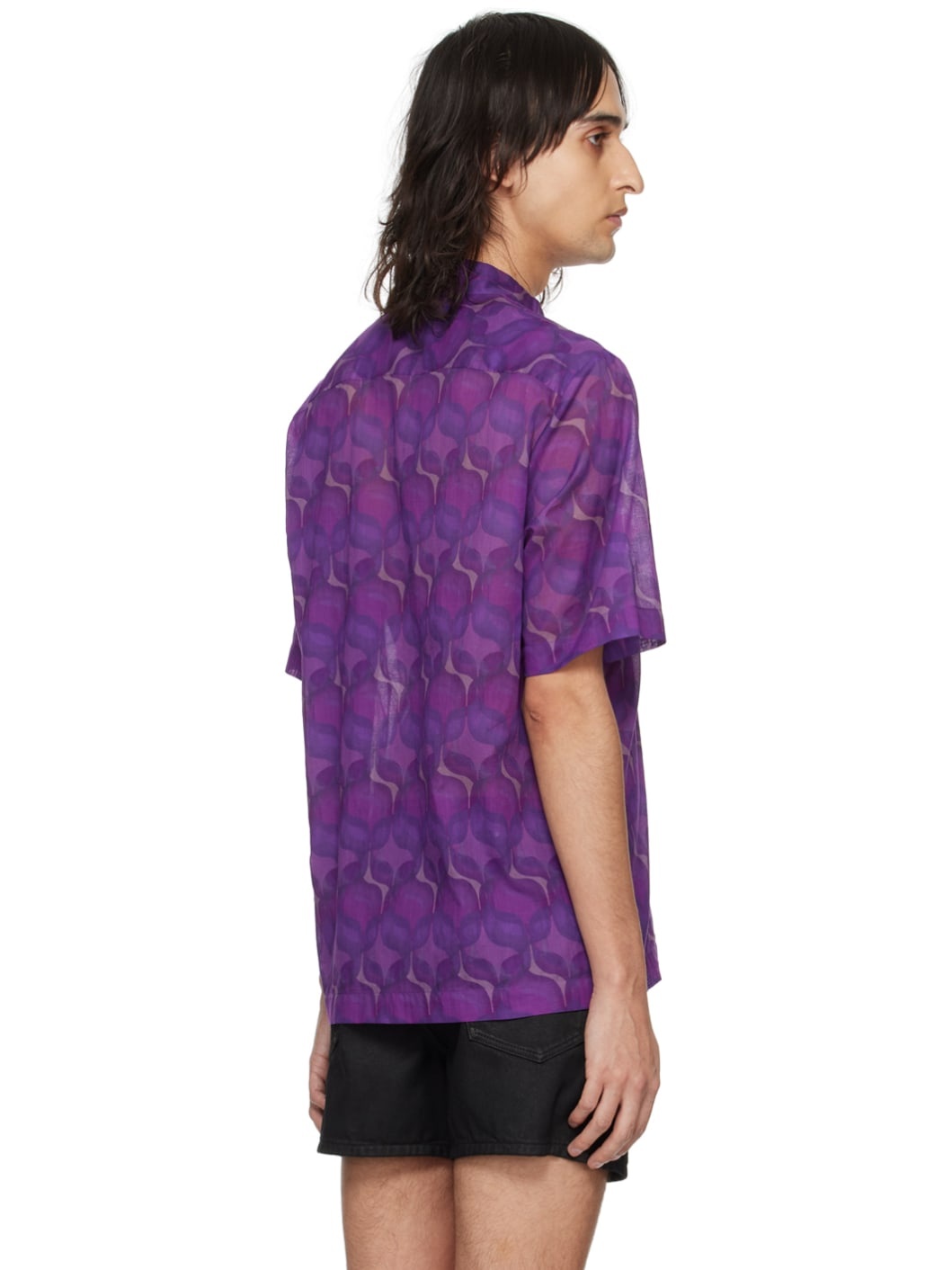 Purple Graphic Shirt - 3