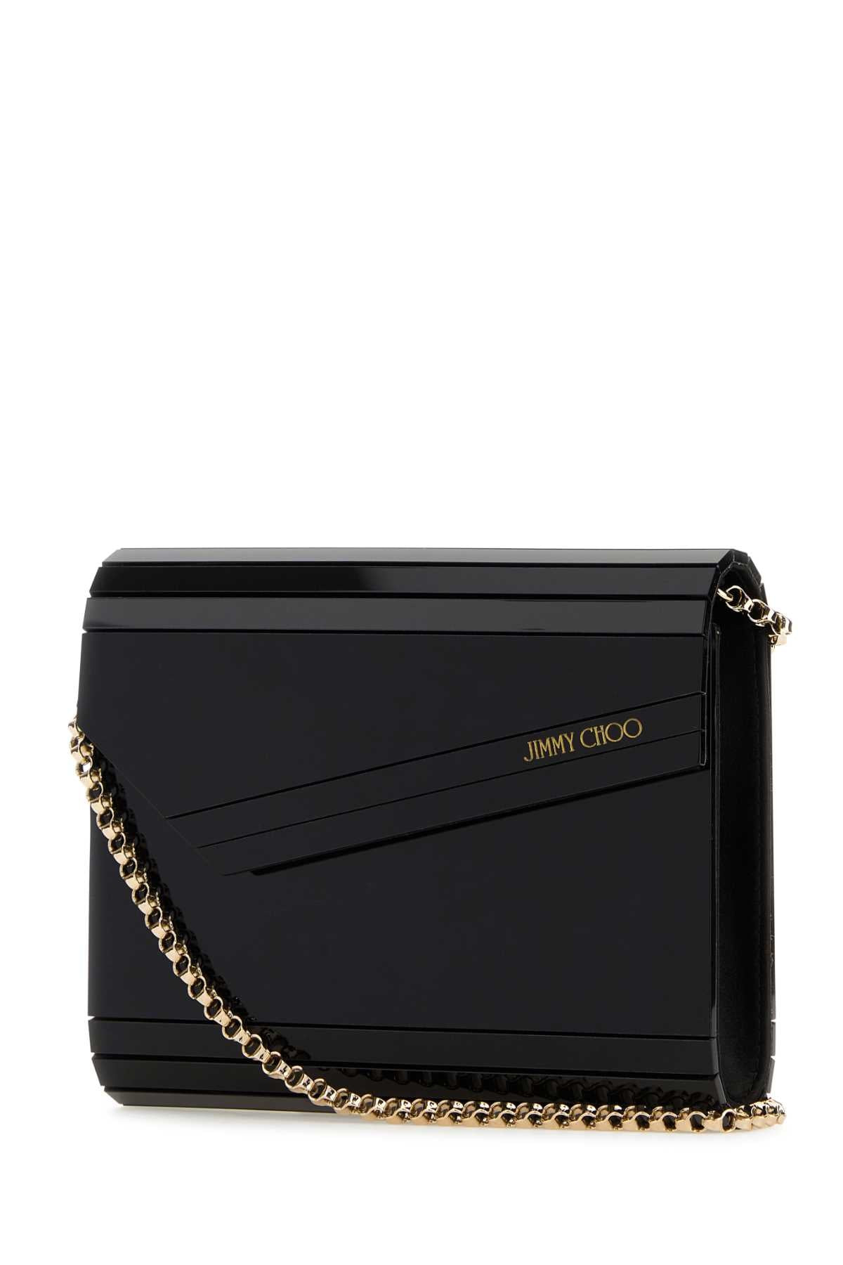 Jimmy Choo Women Black Acrylic Candy Clutch - 2