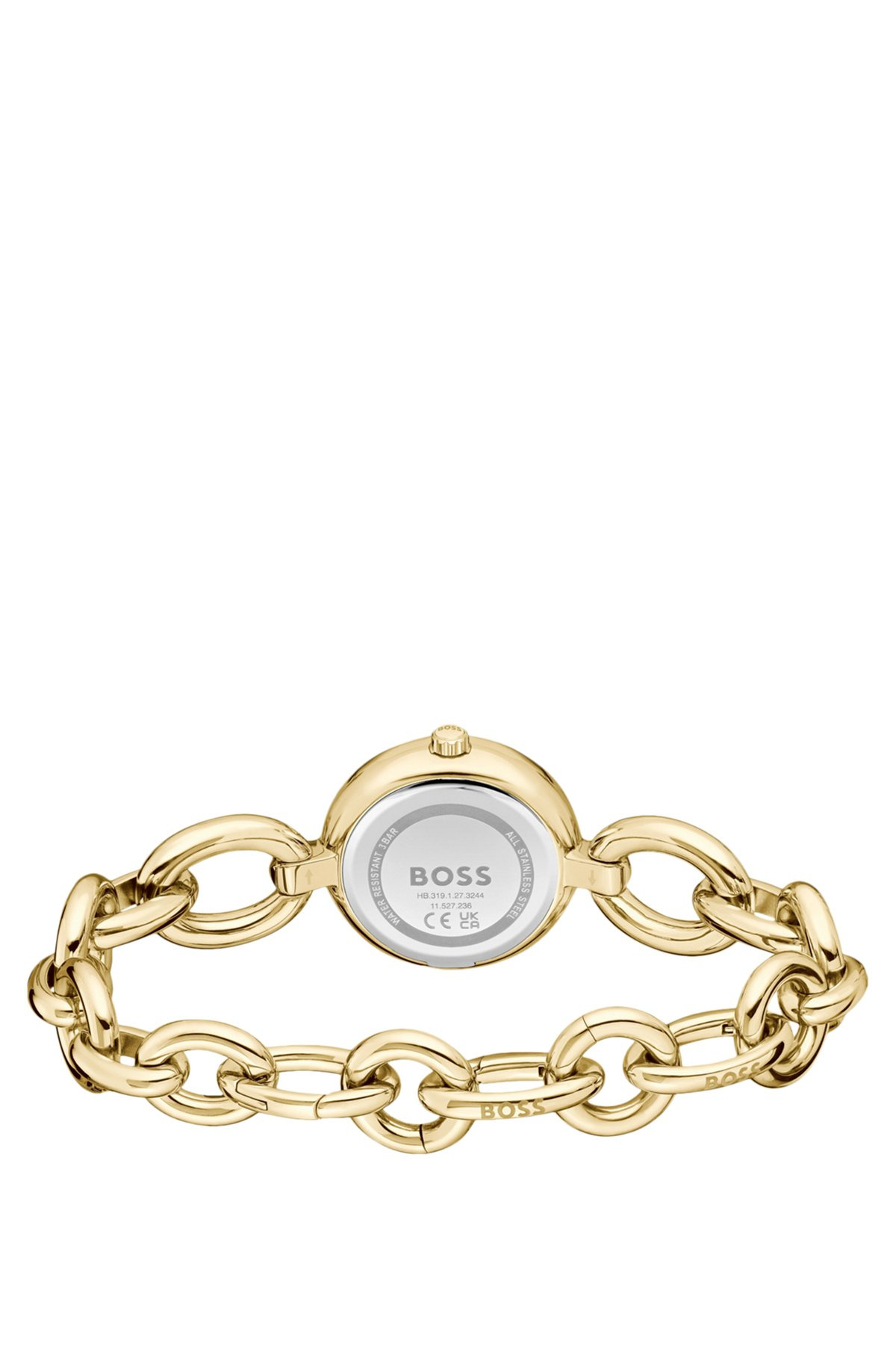 GOLD-TONE WATCH WITH RING BRACELET - 3