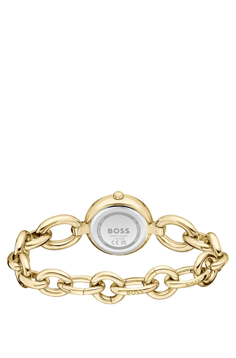 GOLD-TONE WATCH WITH RING BRACELET 3