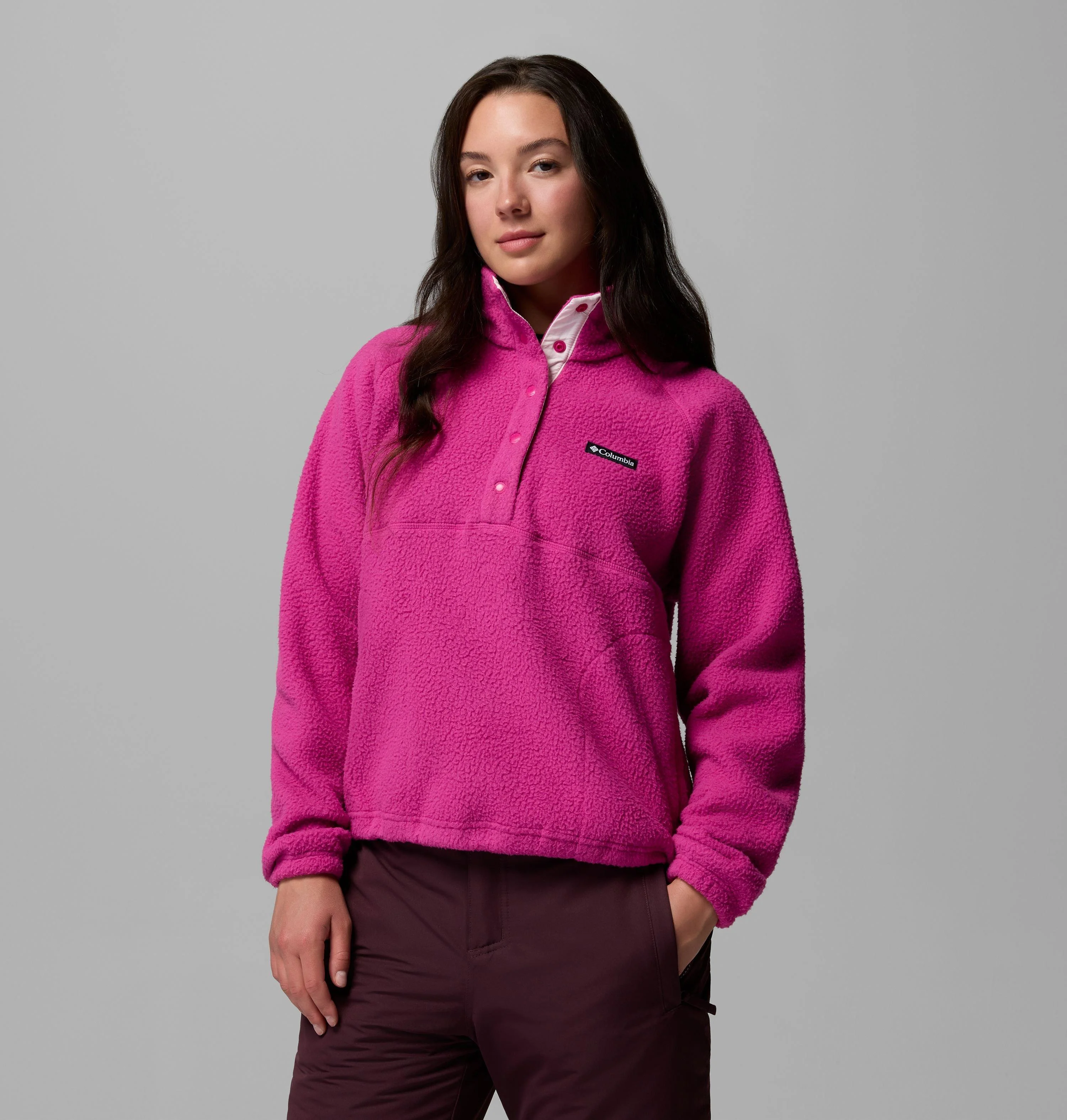 Women's Jasper Ridge Pebbled Fleece Half Snap - 1