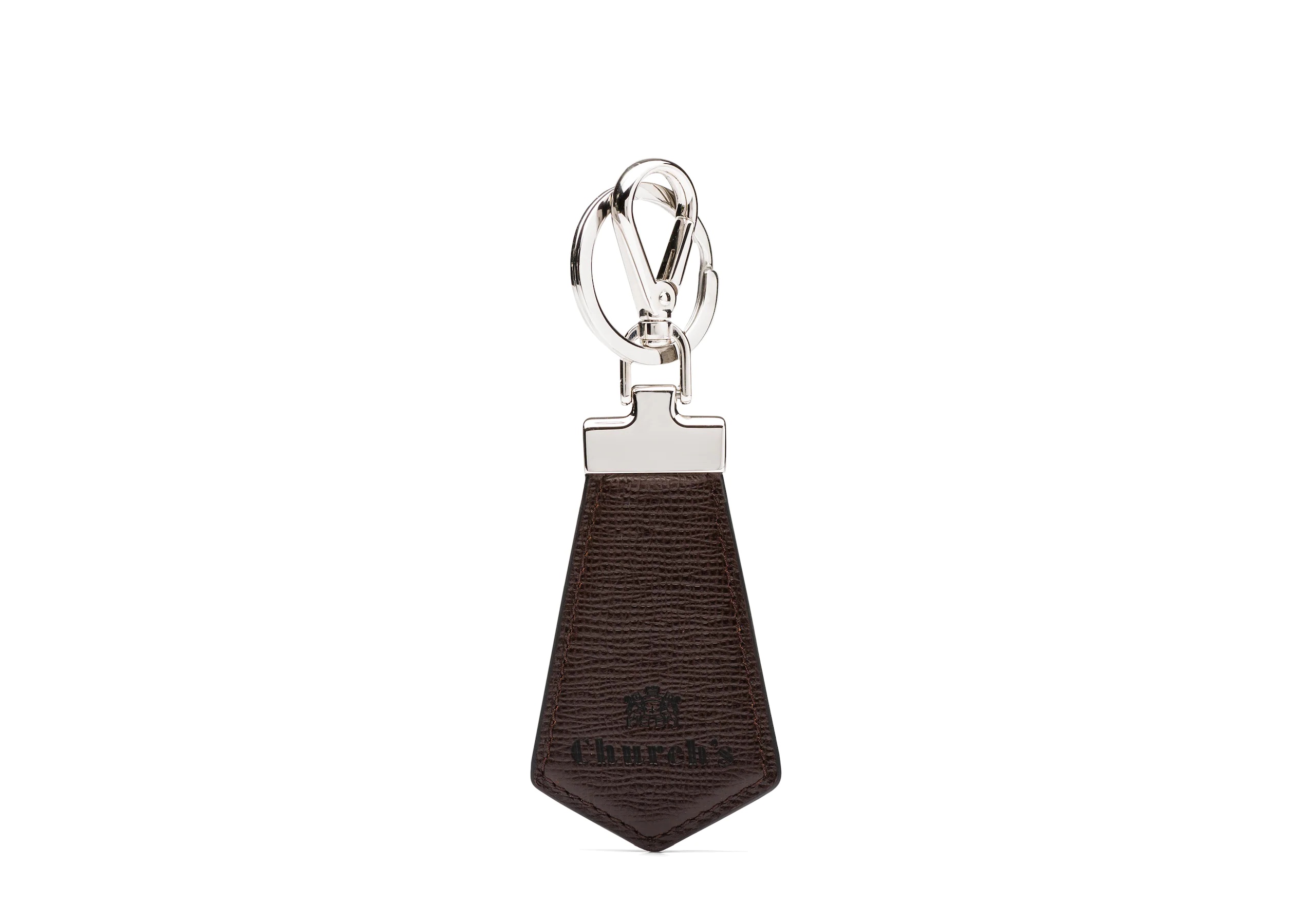 Tab keyring
St James Leather Keyring Coffee - 1