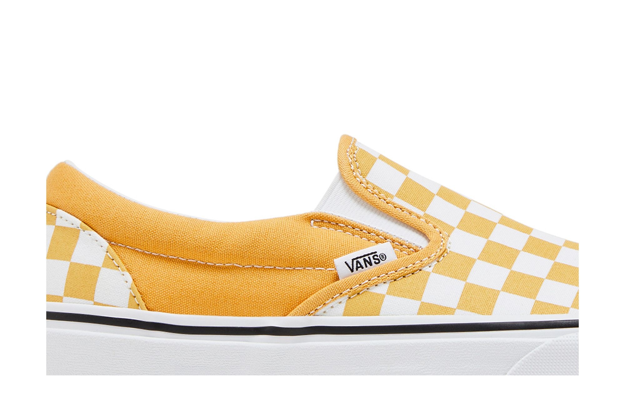 Classic Slip On 'Ochre Checkerboard' - 2