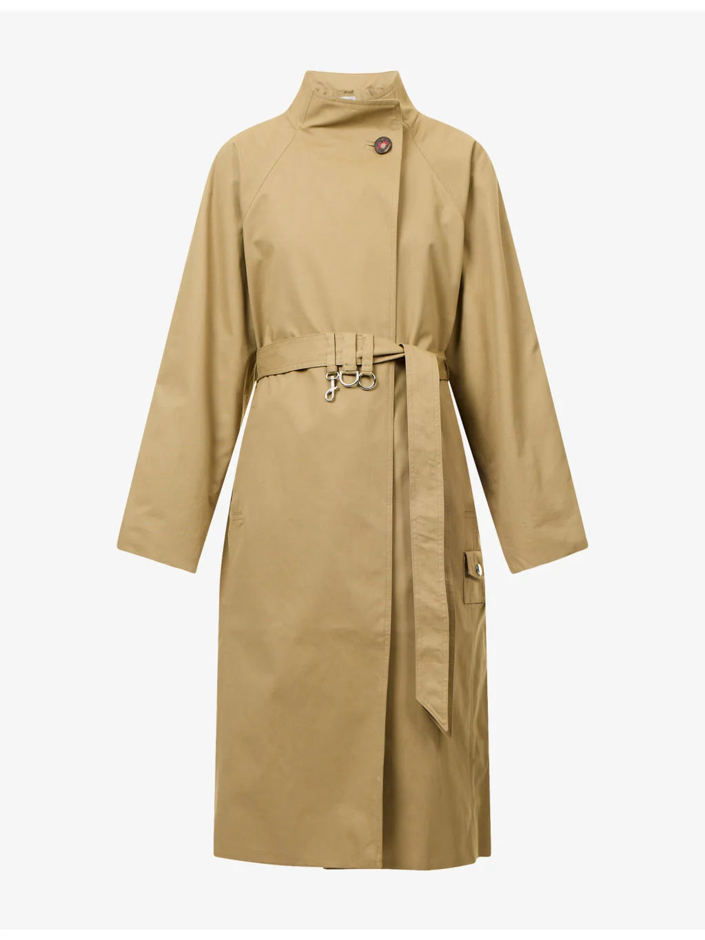 Jasmine Longline Cotton Trench - 1