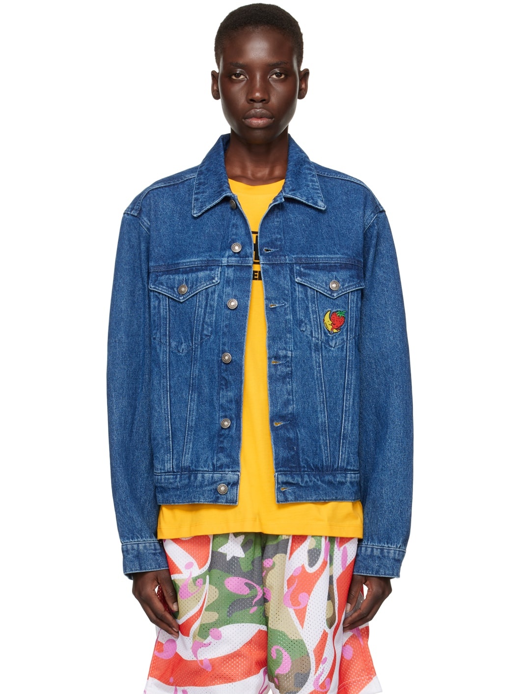 Navy Perennial Denim Jacket - 1