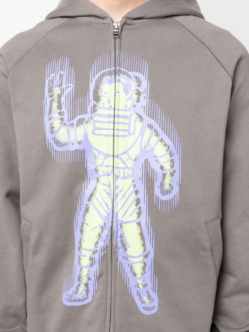 graphic-print cotton hoodie 5
