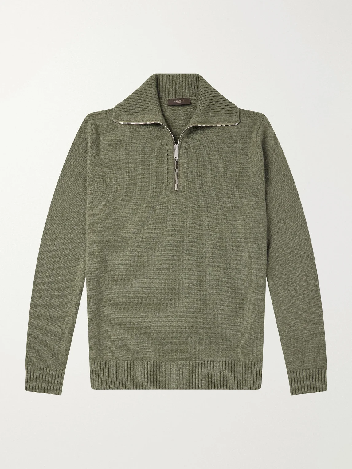 Zanone Cashmere Half-Zip Sweater - 1