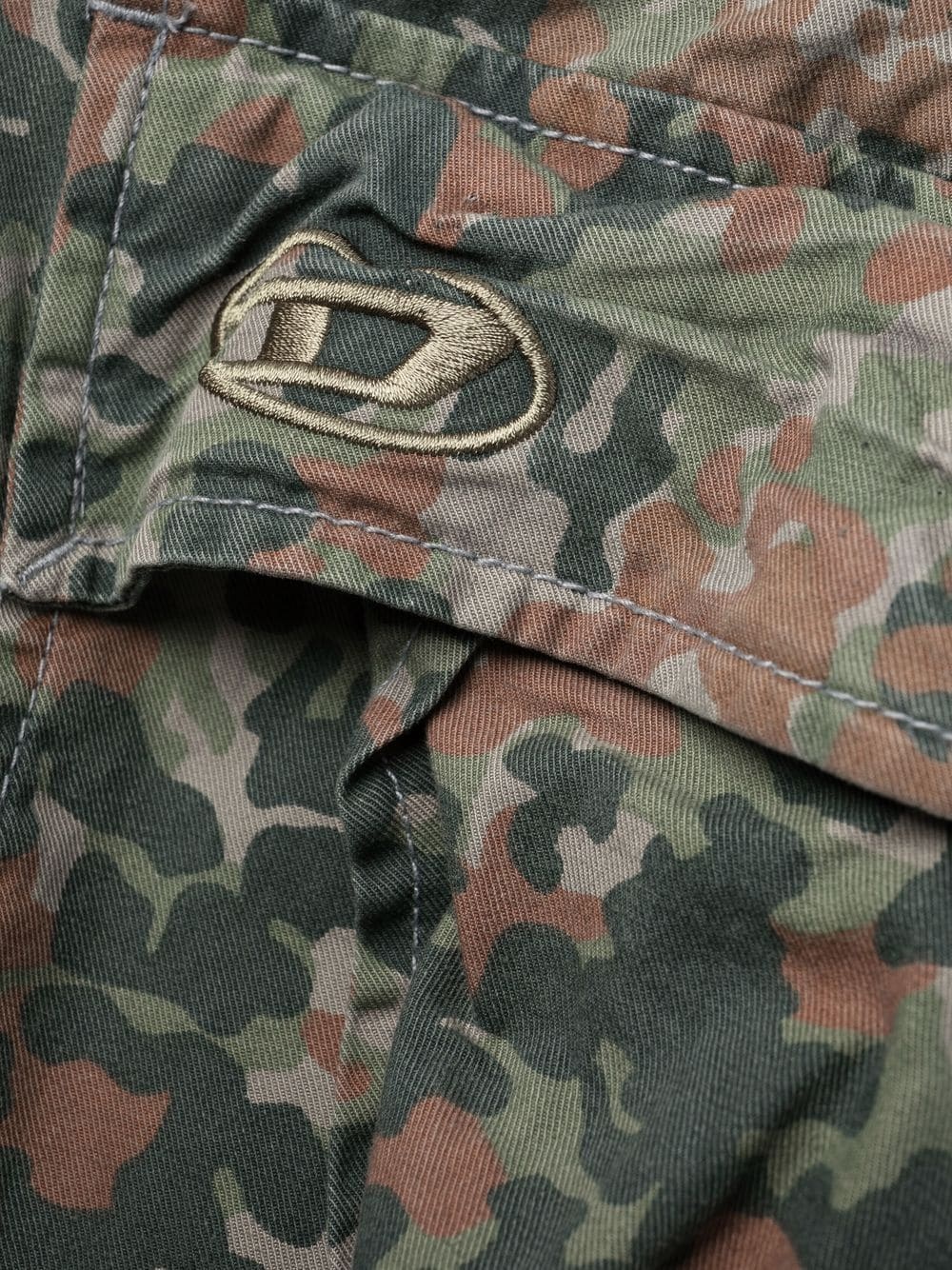 camouflage-print cargo trousers - 7