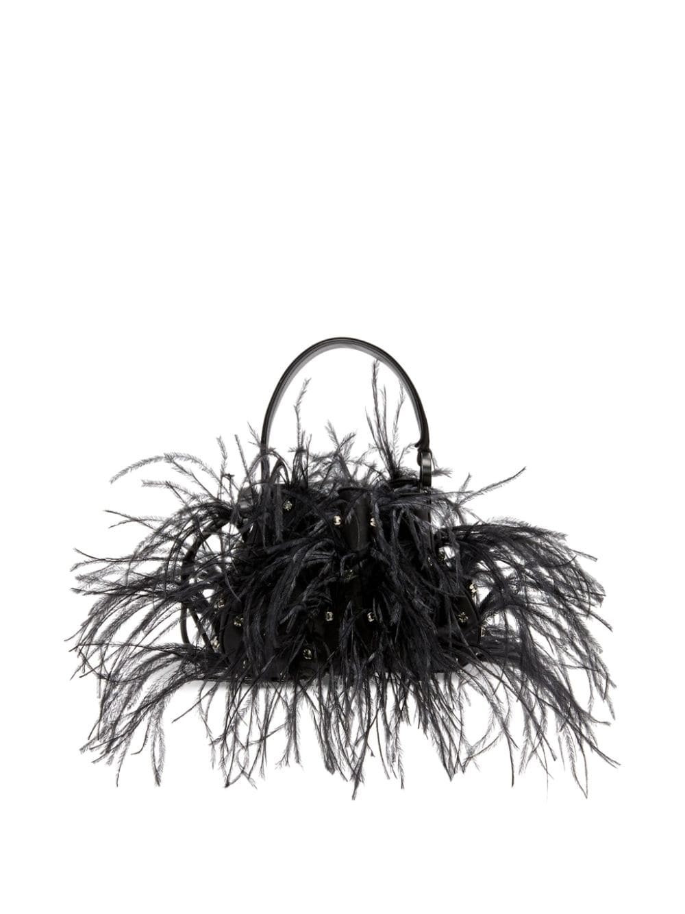 Ostrich shoulder bag - 3