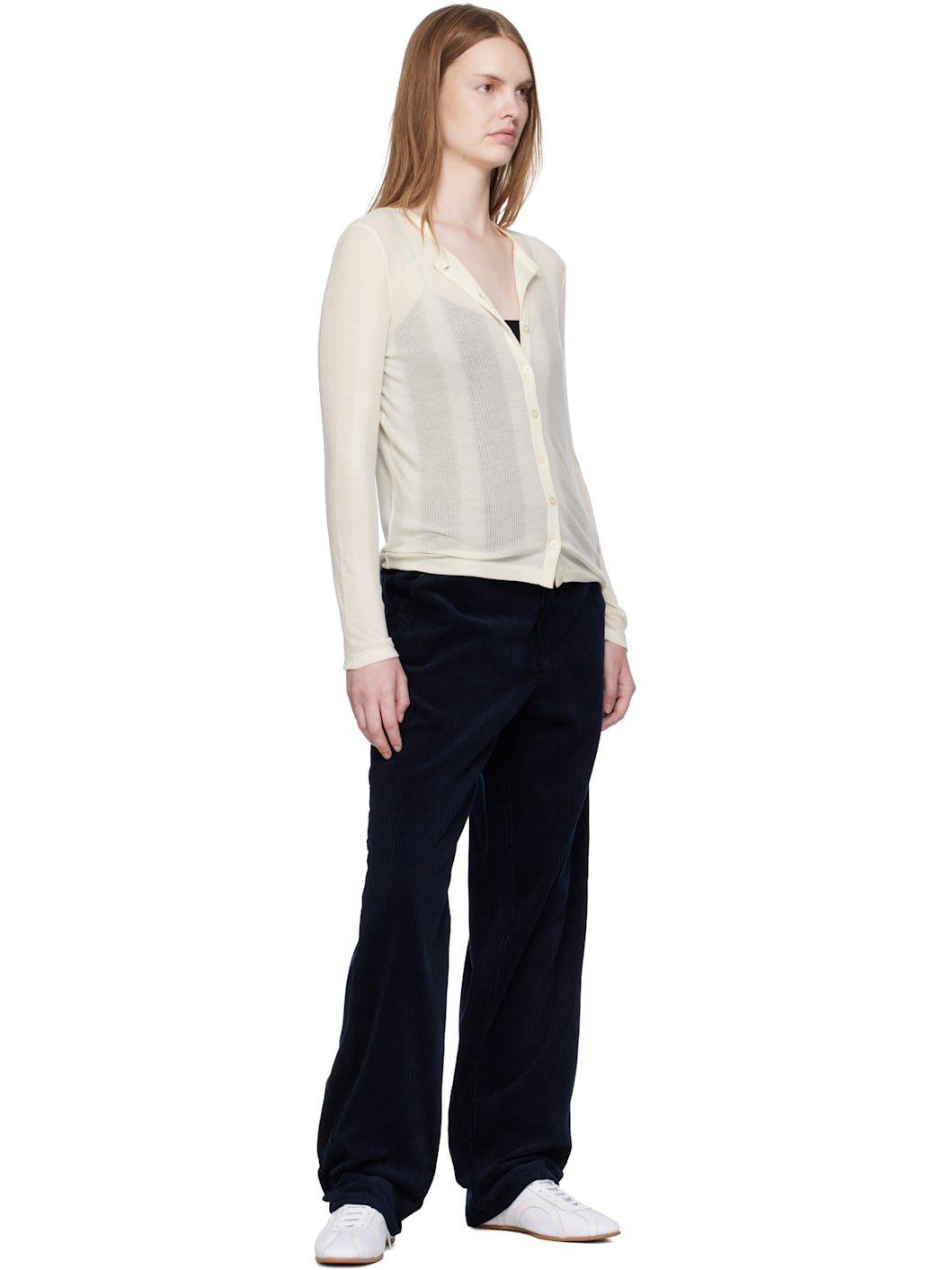 Navy Fergus Trousers - 4