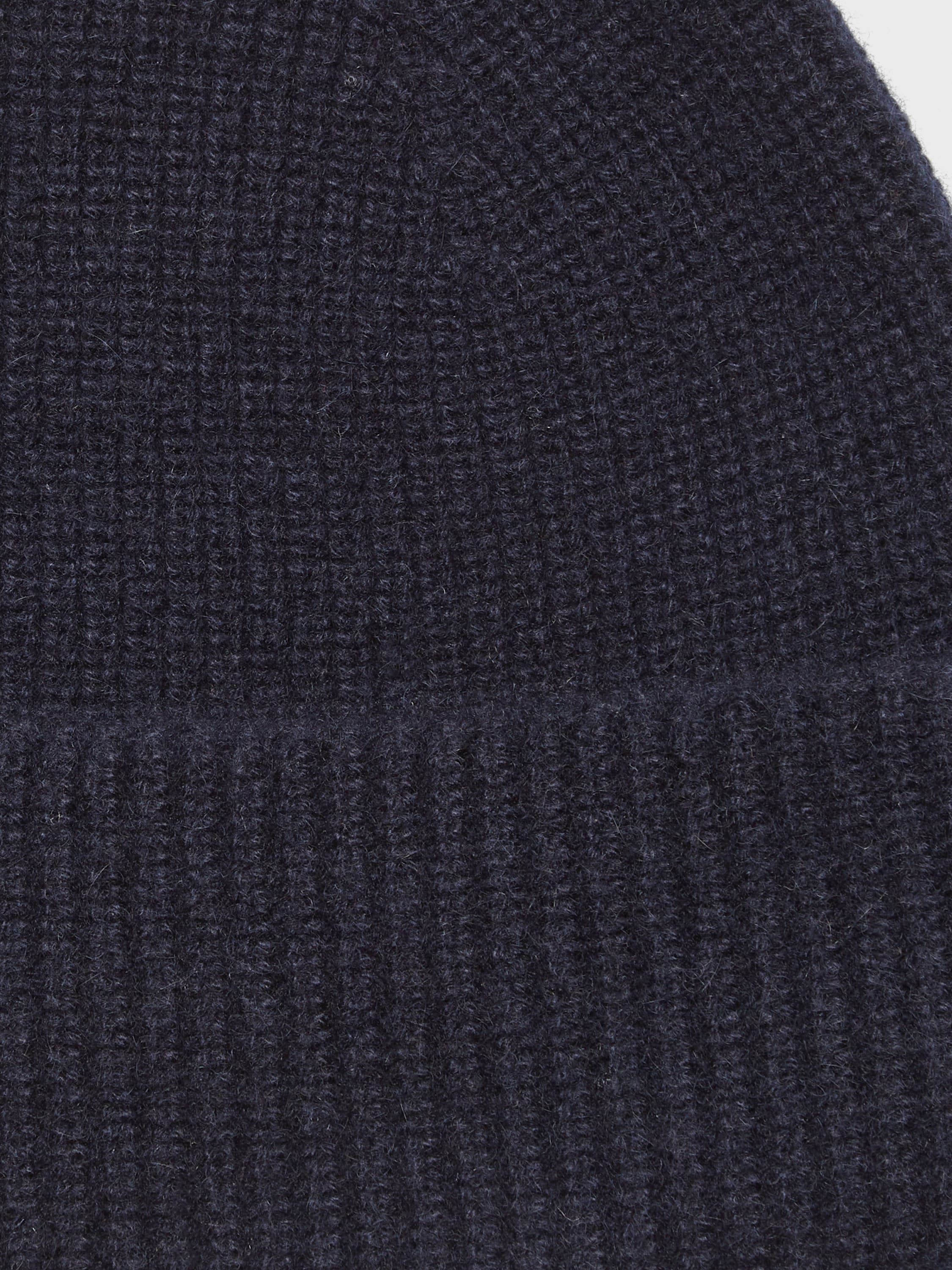 ARMY GREEN MULTIMÉLANGE OASI CASHMERE BASEBALL CAP - 2