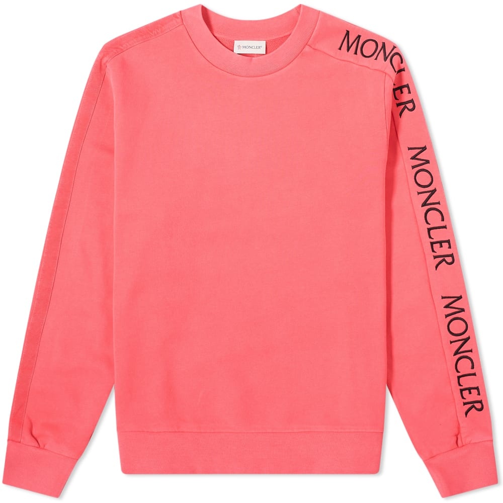 Moncler Embroidered Sleeve Logo Crew Sweat - 1