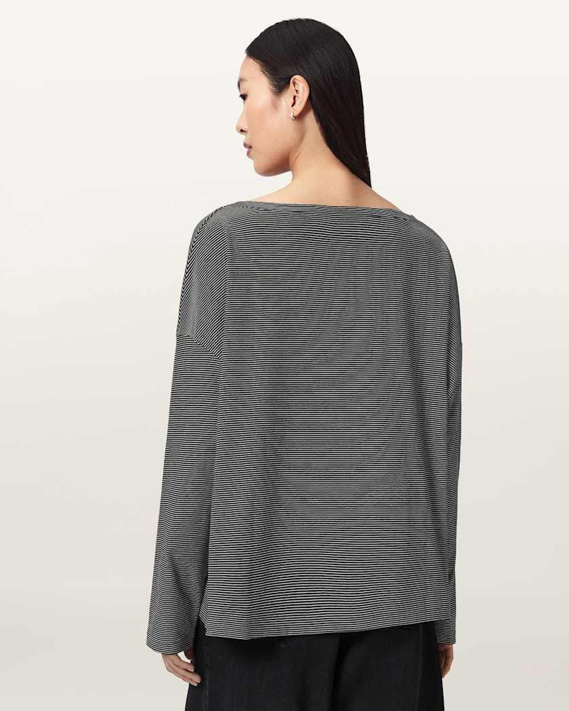 RITA LONG SLEEVE STRIPED T-SHIRT 7