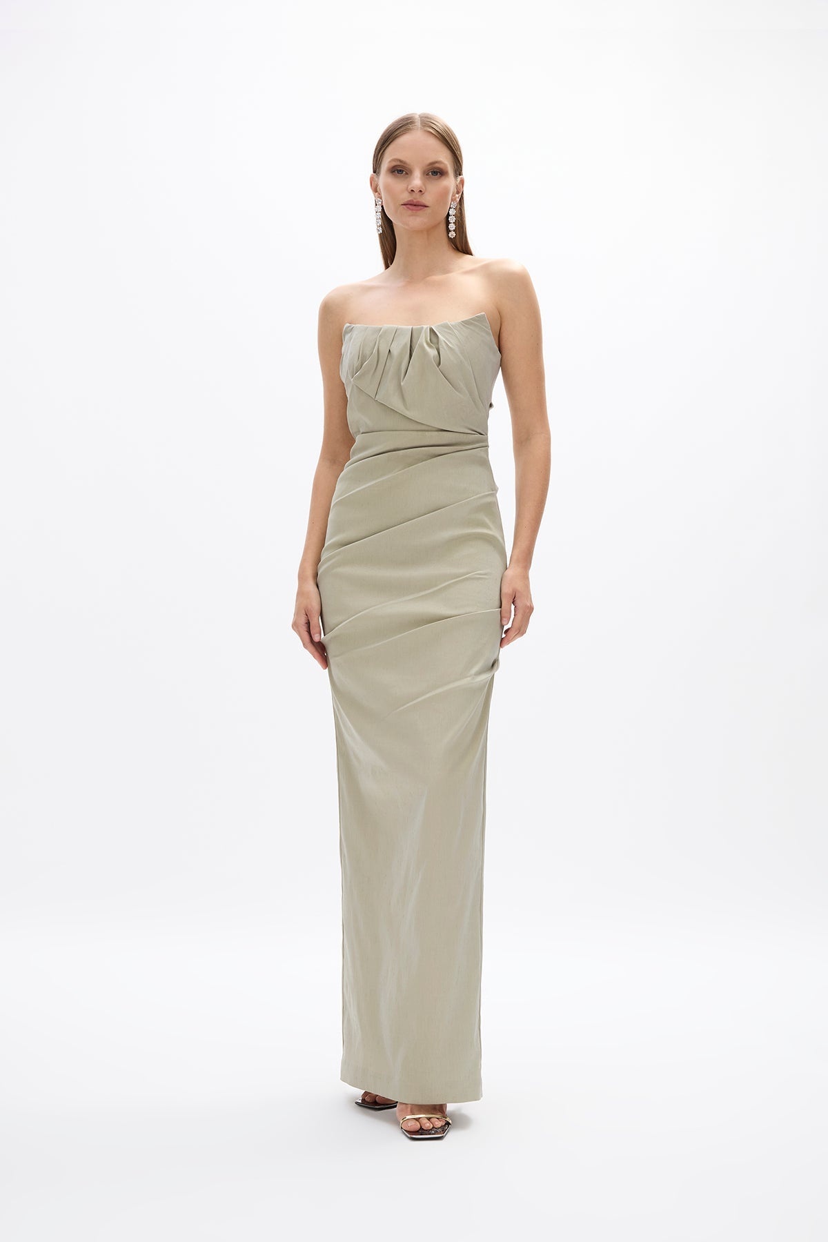 SIENNA STRAPLESS GOWN - 1