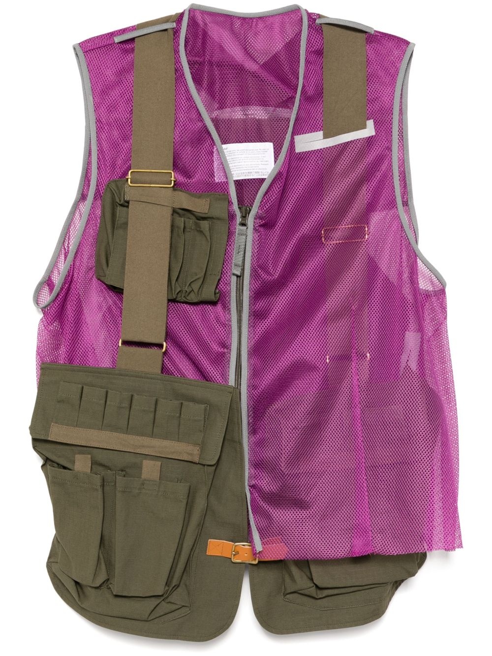 zip-up gilet - 1