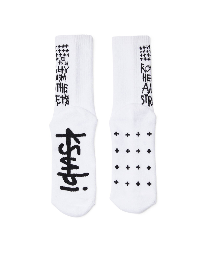 ROYALTY KSOCKS WHITE/BLACK 4