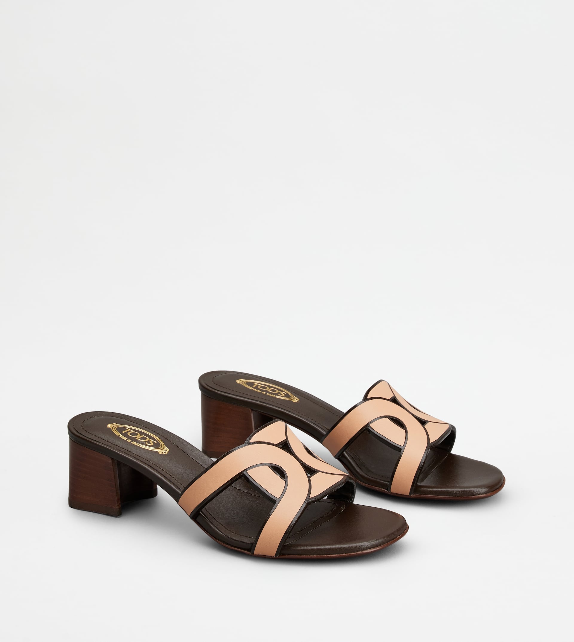 KATE SANDALS IN LEATHER - PINK - 2