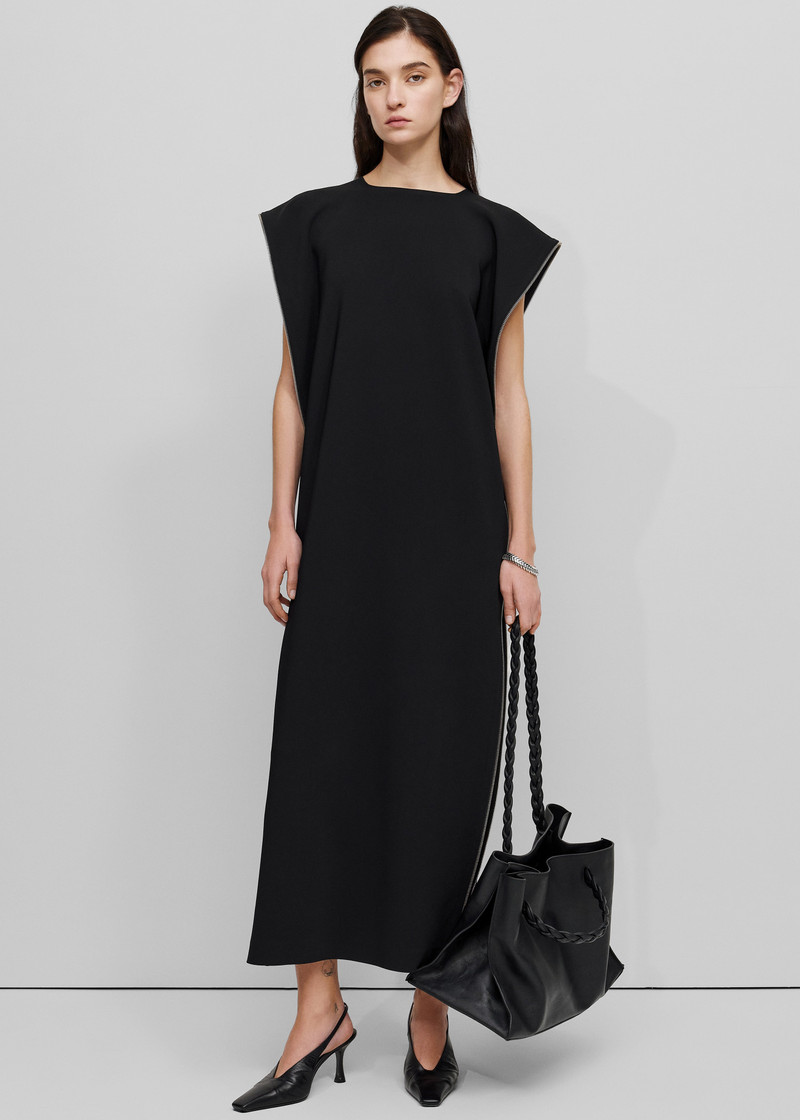 Bevza Zipper Dress - Black 3