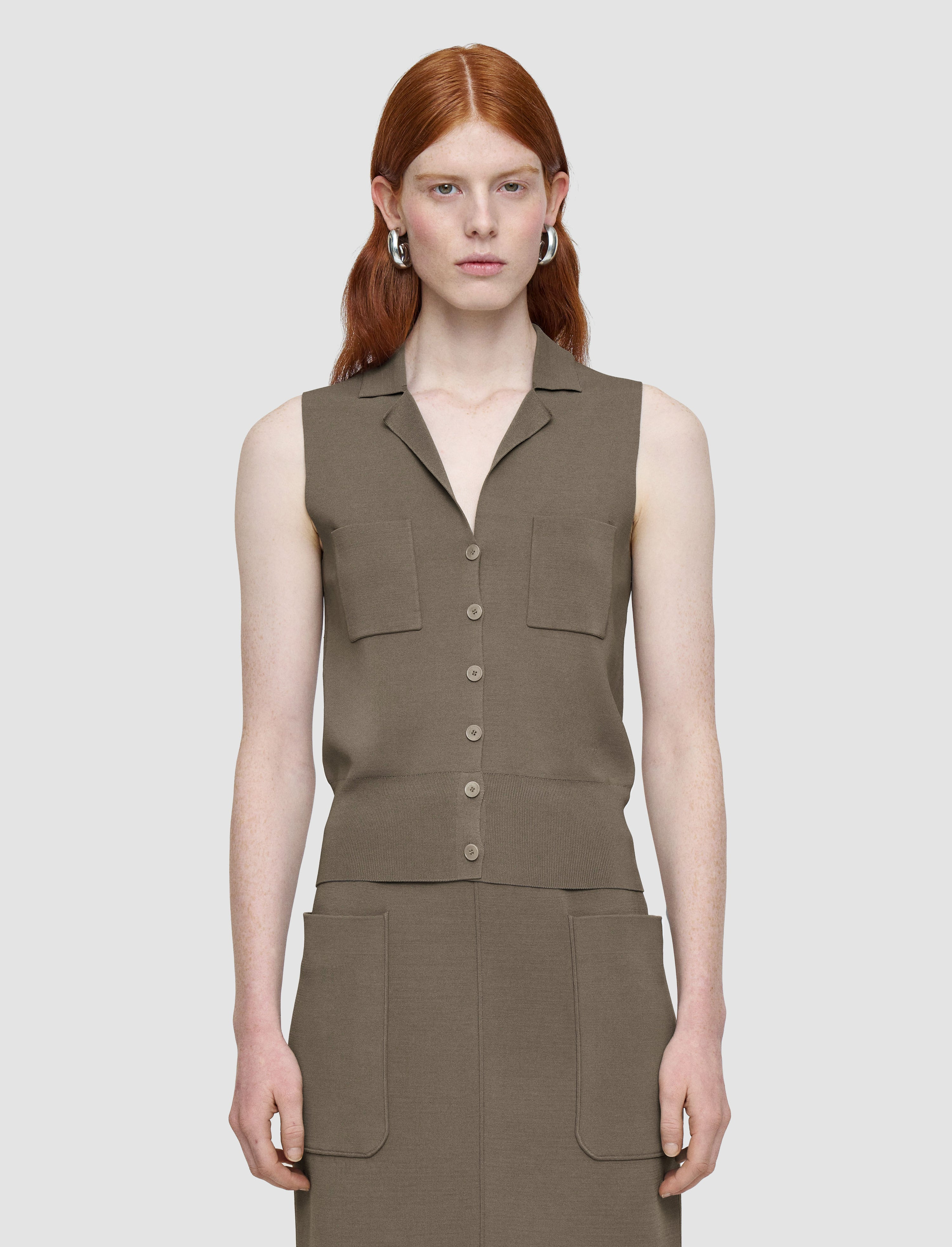 Milano Knit Stretch Vest - 3
