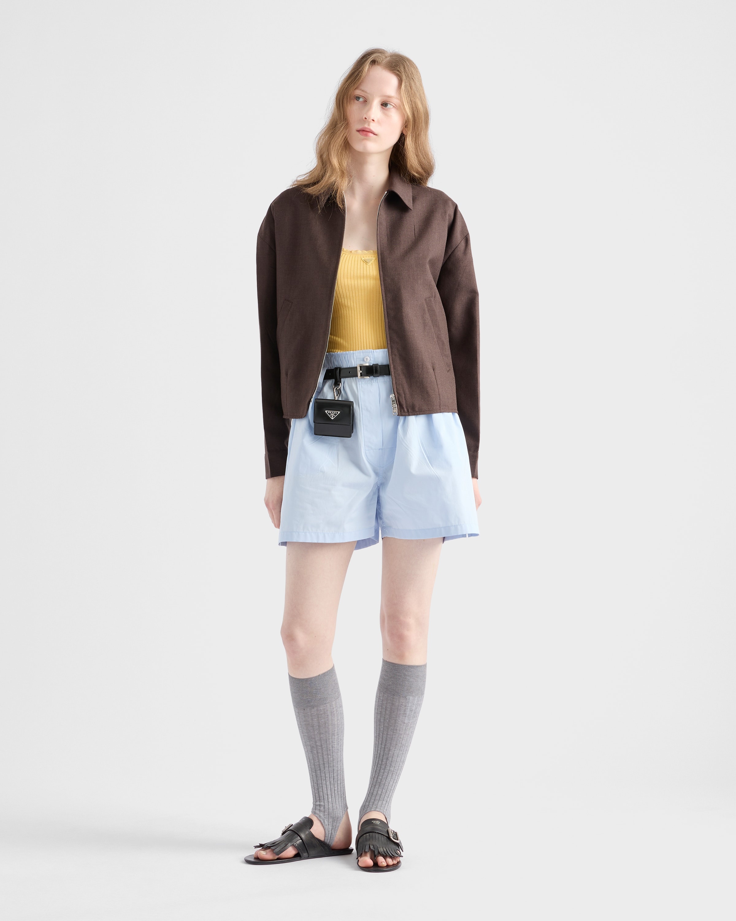 Kid mohair blouson jacket - 2