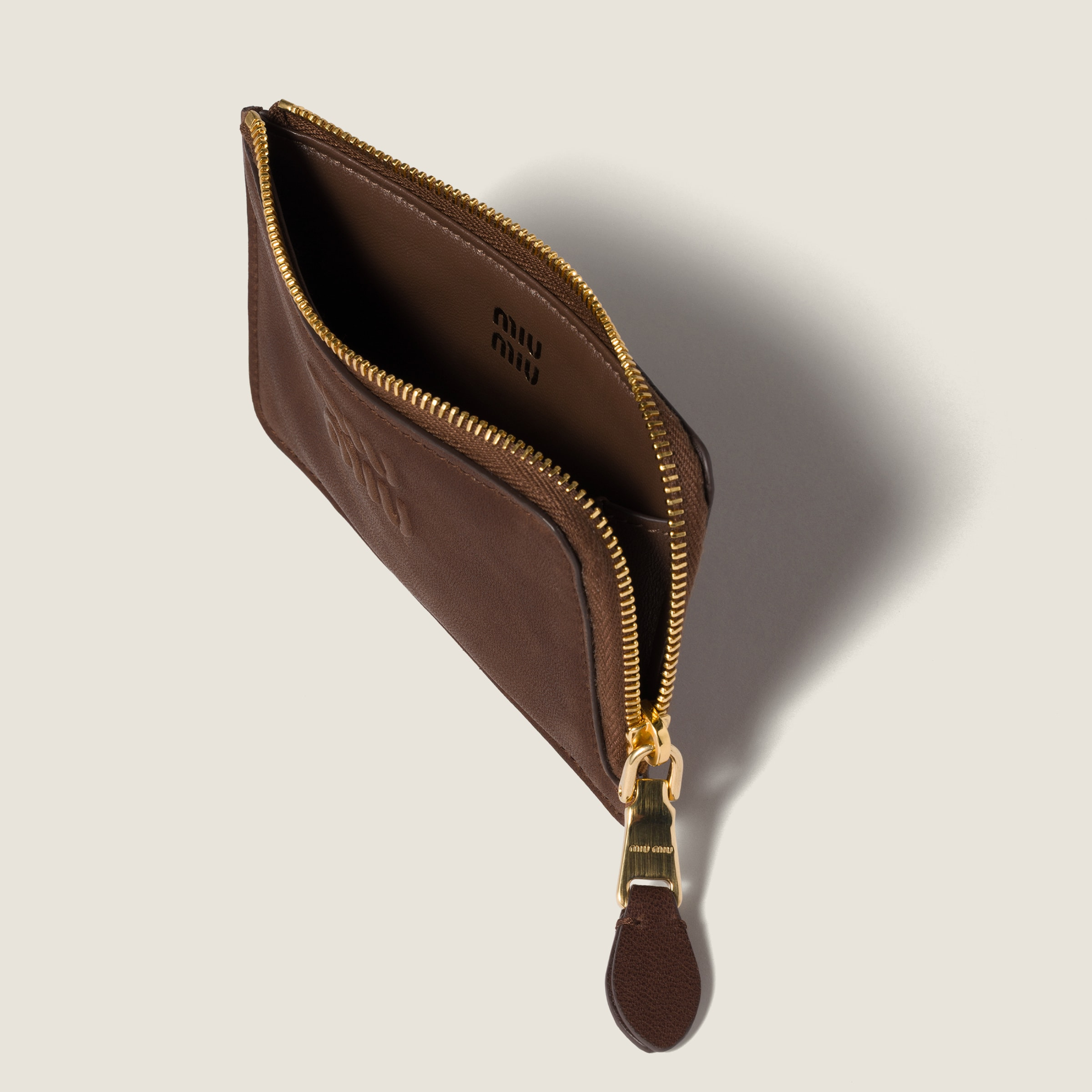 Nappa leather envelope card holder - 2