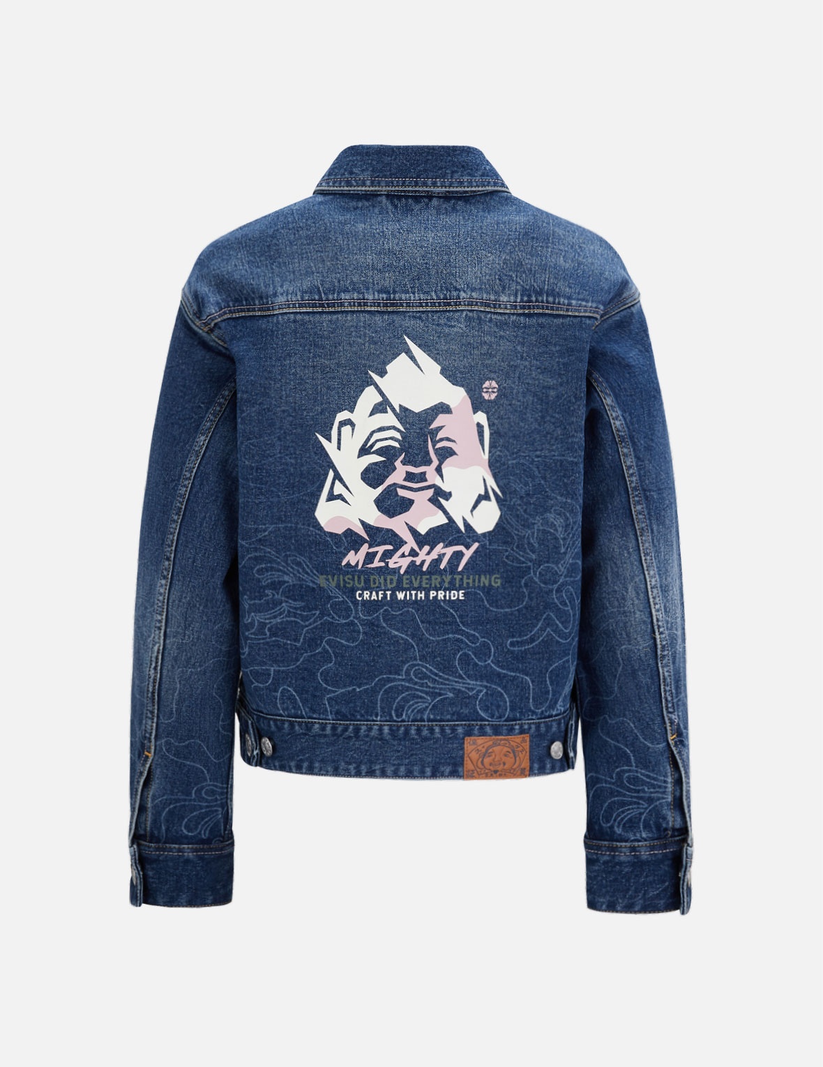 GRADATED LASER-PRINT DENIM JACKET - 2