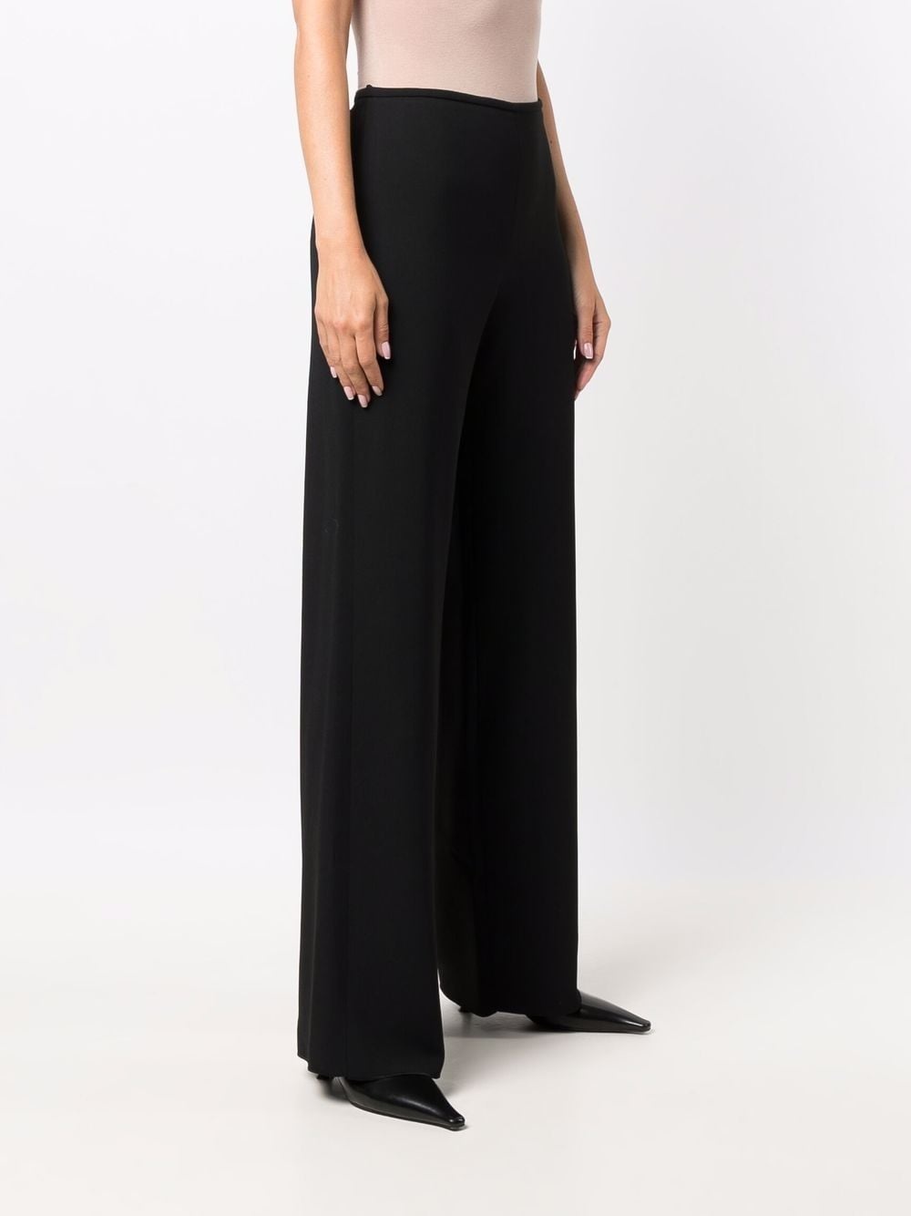 high-waisted wide-leg pants - 3