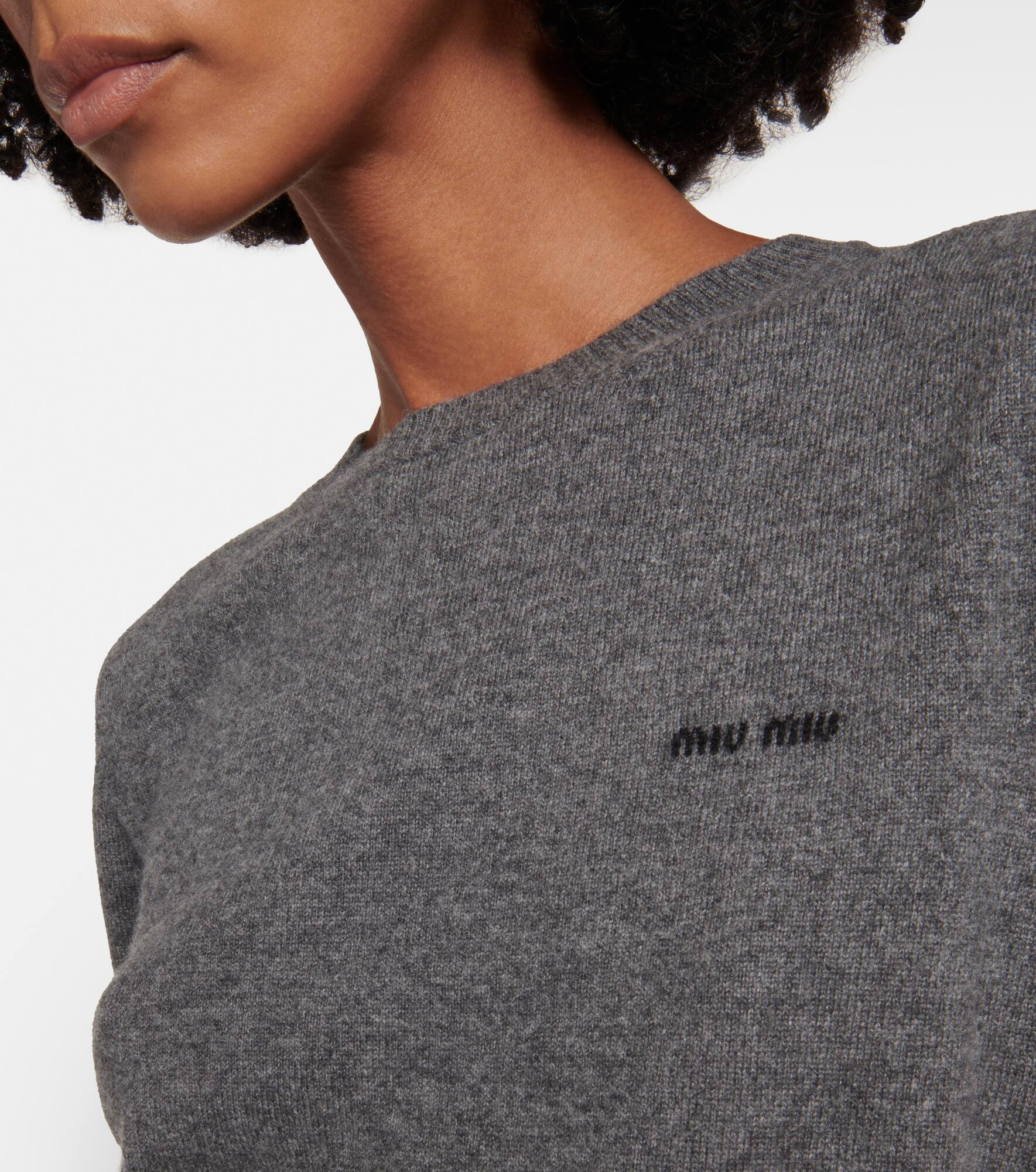Logo cashmere sweater - 5