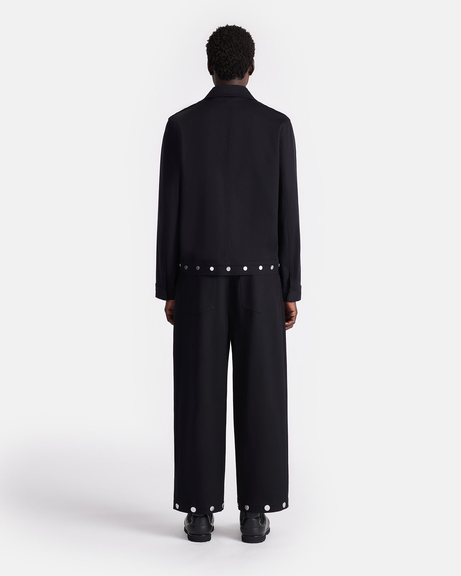 Studded Calvary-Twill Jacket - 5