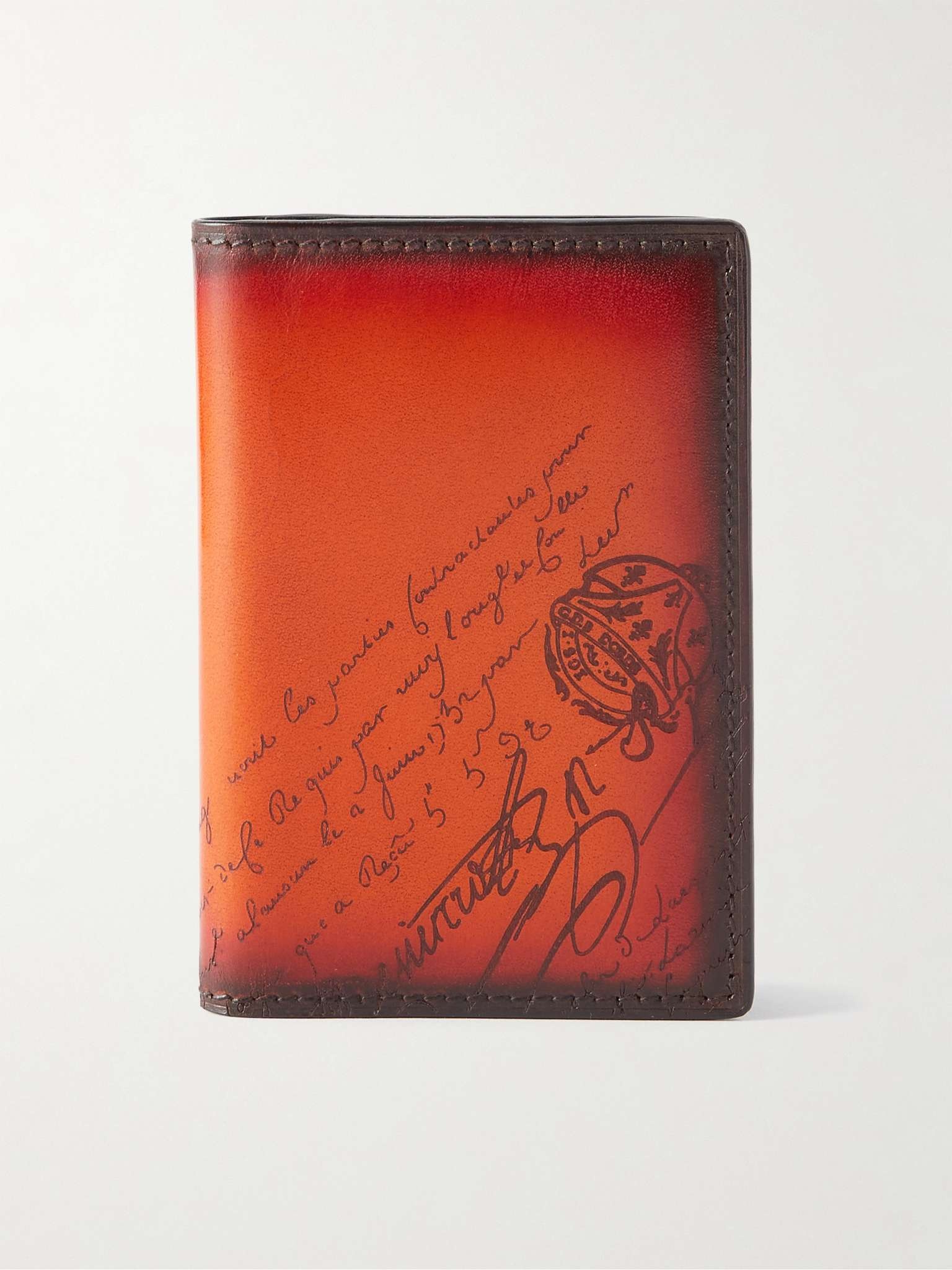 Scritto Leather Cardholder - 1