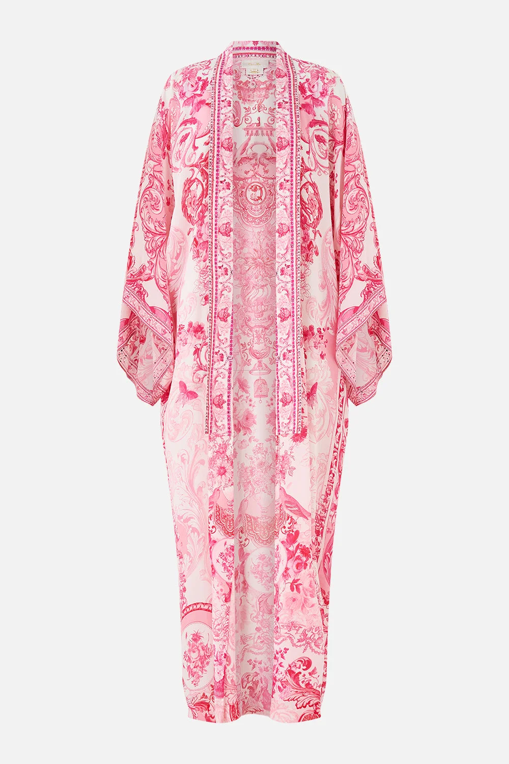 KIMONO LAYER WITH COLLAR LIVIN LA VIDA ROSA - 1