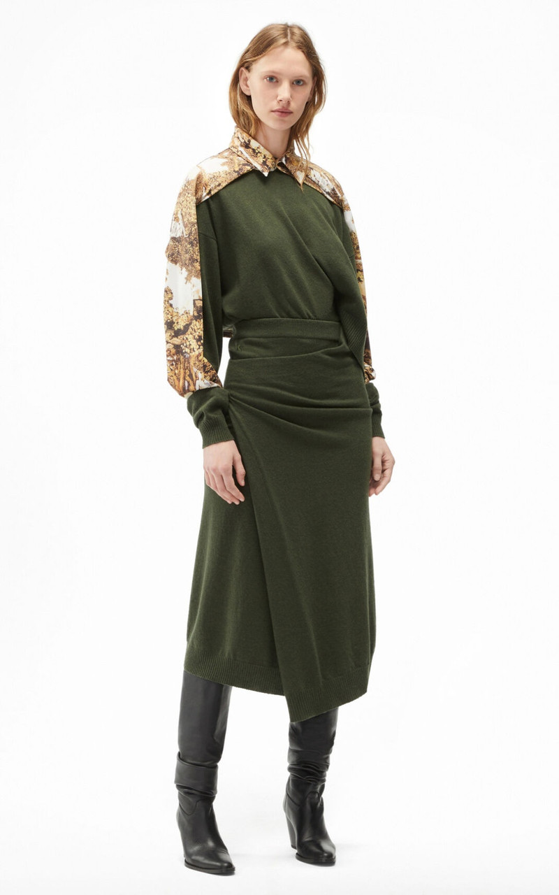 KENZO Wrap mini skirt outlook
