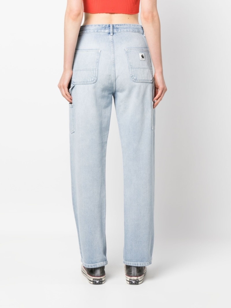 utility-inspired straight-leg jeans - 4