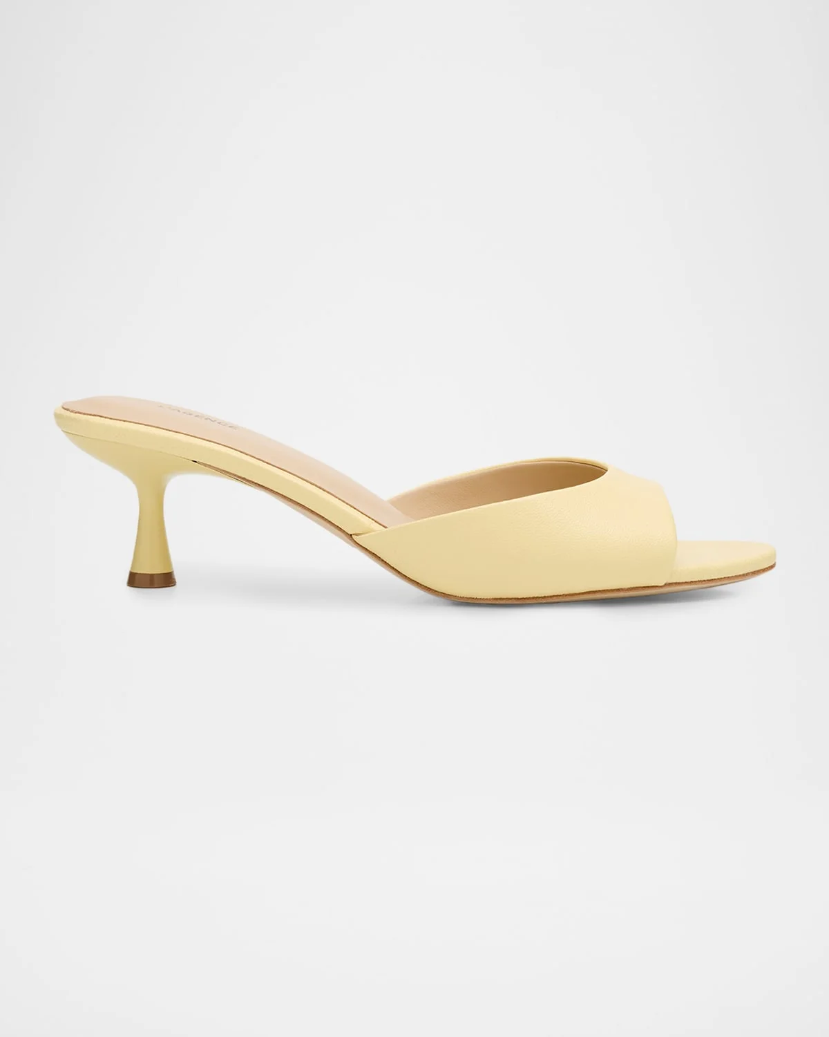55mm Arleen Leather Mules - 1