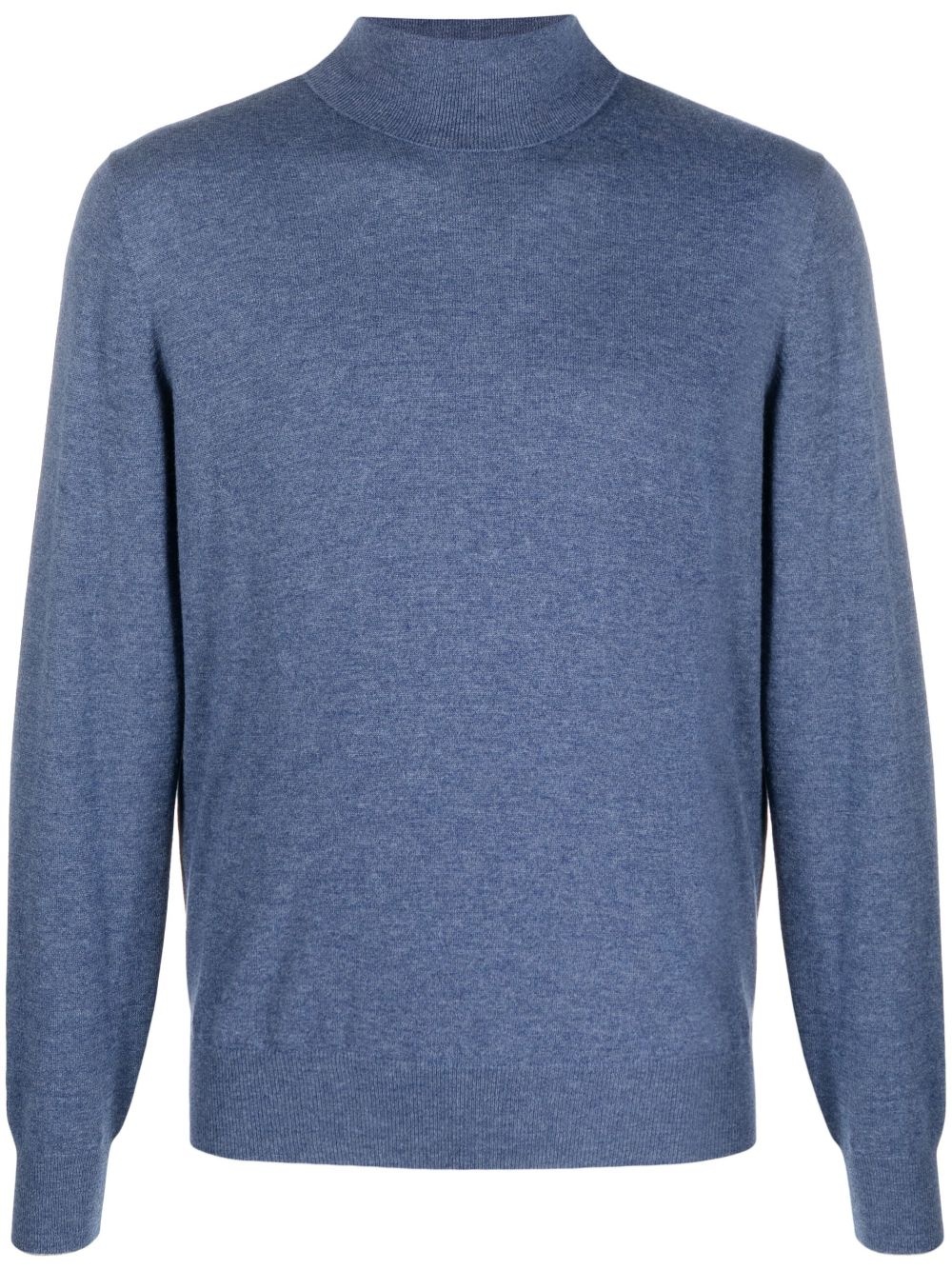 roll neck cashmere jumper - 1