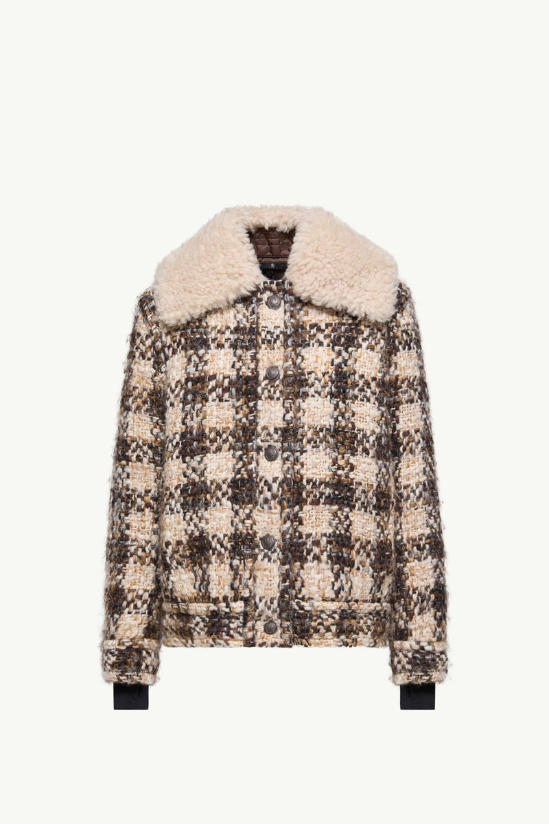 Camlez Wool & Shearling-Trimmed Short Down Jacket 1